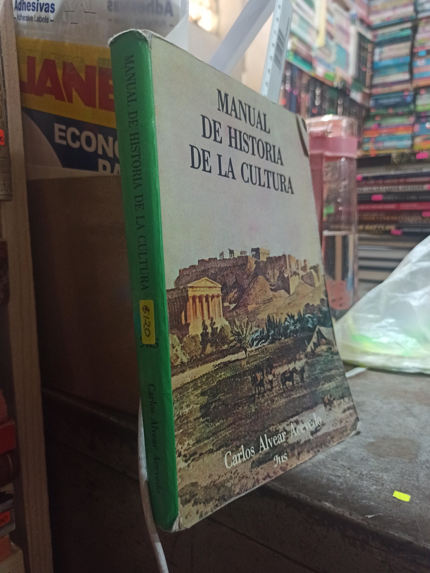 MANUAL DE HISTORIA DE LA CULTURA POR CARLOS ALVEAR ACEVELO USADO HISTORIA ALDAMA