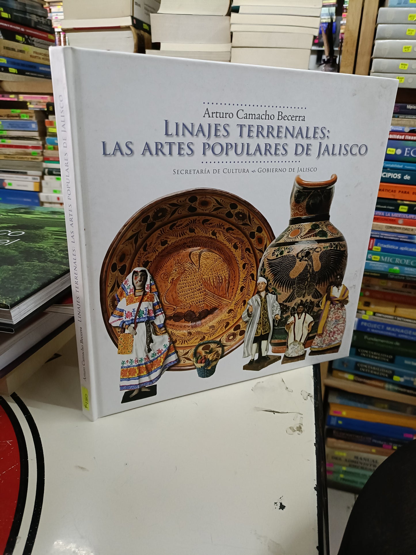 LINAJES TERRENALES:  LAS ARTES POPULARES DE JALISCO POR ARTURO CAMACHO BECERRA USADO ARTE LITERARIO 207