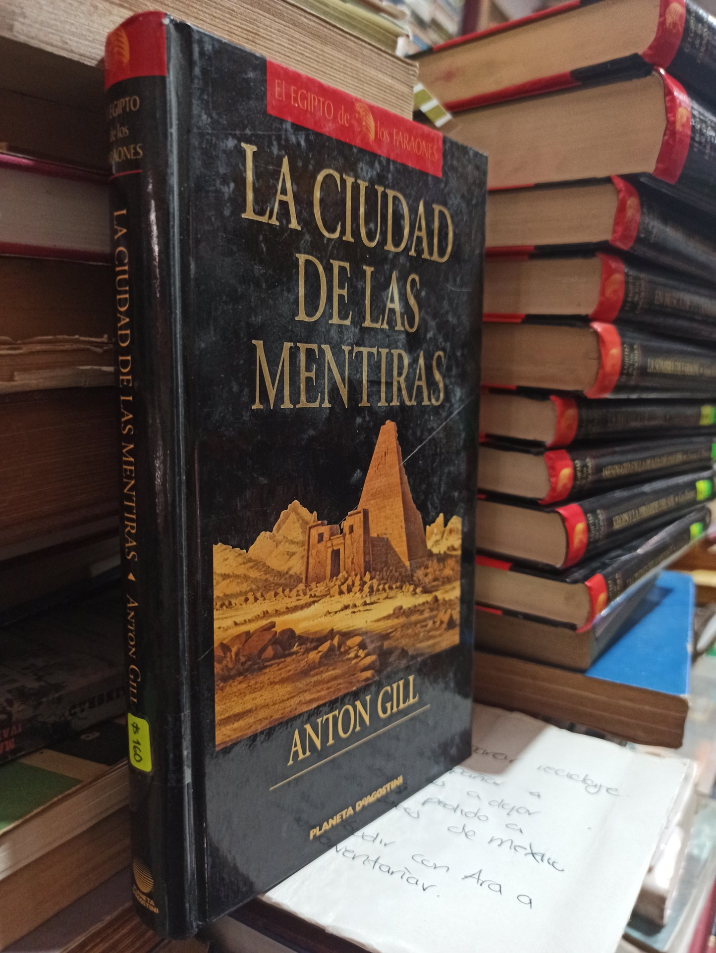 LA CIUDAD DE LAS MENTIRAS POR ANTON GILL USADO NOVELAS ALDAMA