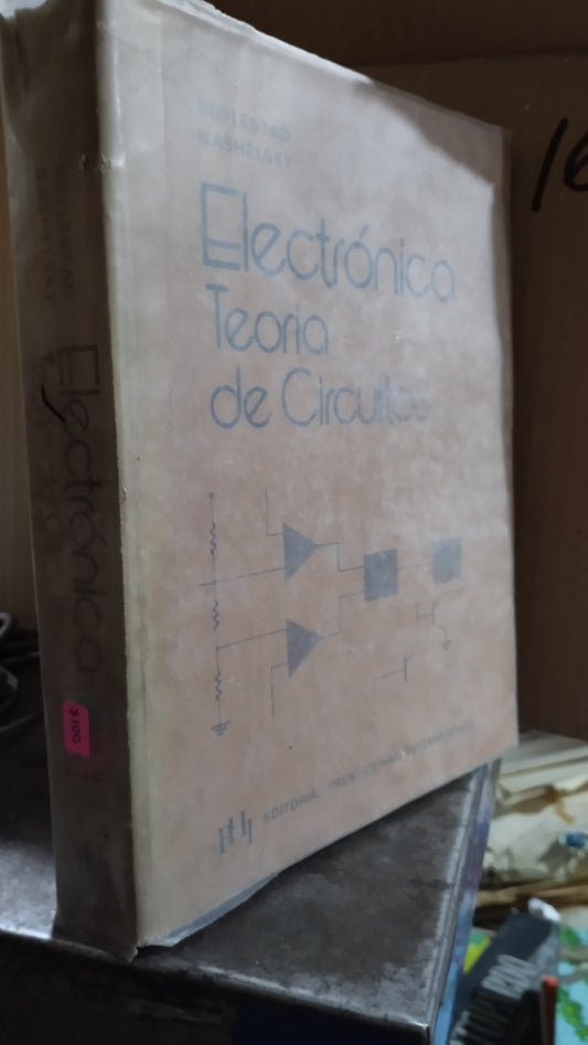 ELECTRONICA TEORIA DE CIRCUITOS POR BOYLESTAD LIBRO USADO ELECTRICIDAD ALDAMA
