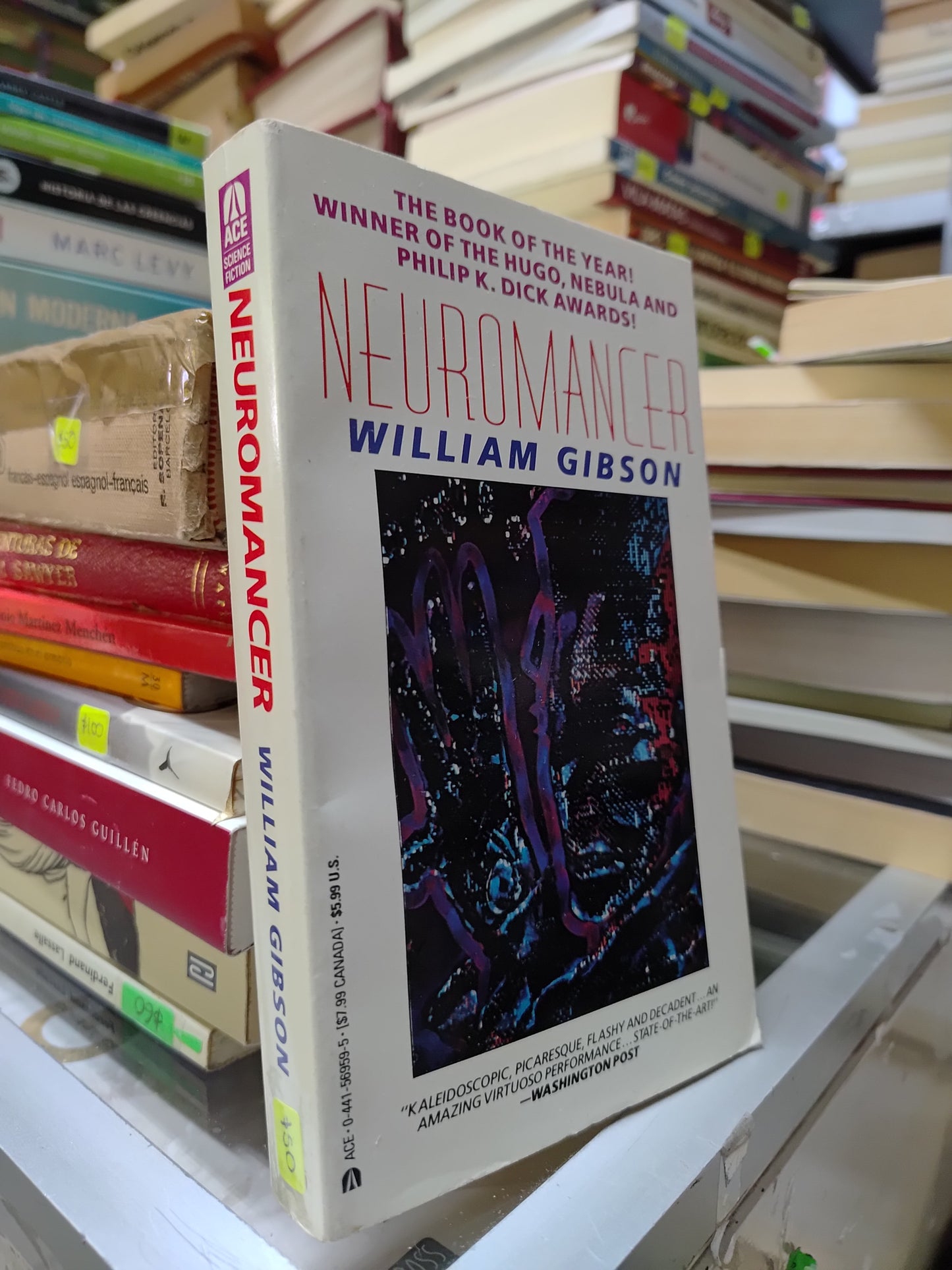 NEUROMANCER POR WILLIAM GIBSON USADO IDIOMAS JUAREZ 507