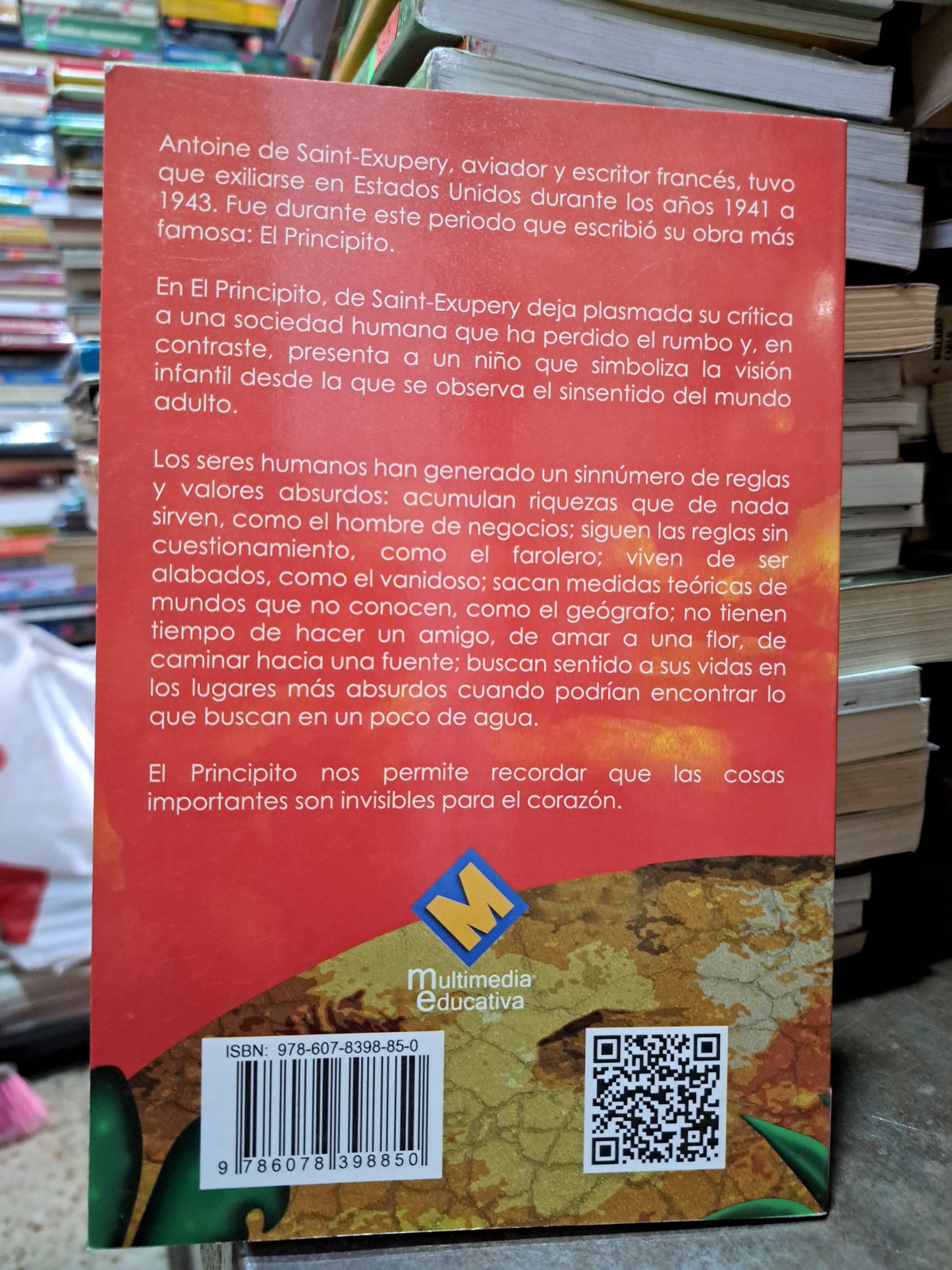EL PRINCIPITO ANTOINE DE SAINT EXUPERY USADO INFANTIL ALDAMA