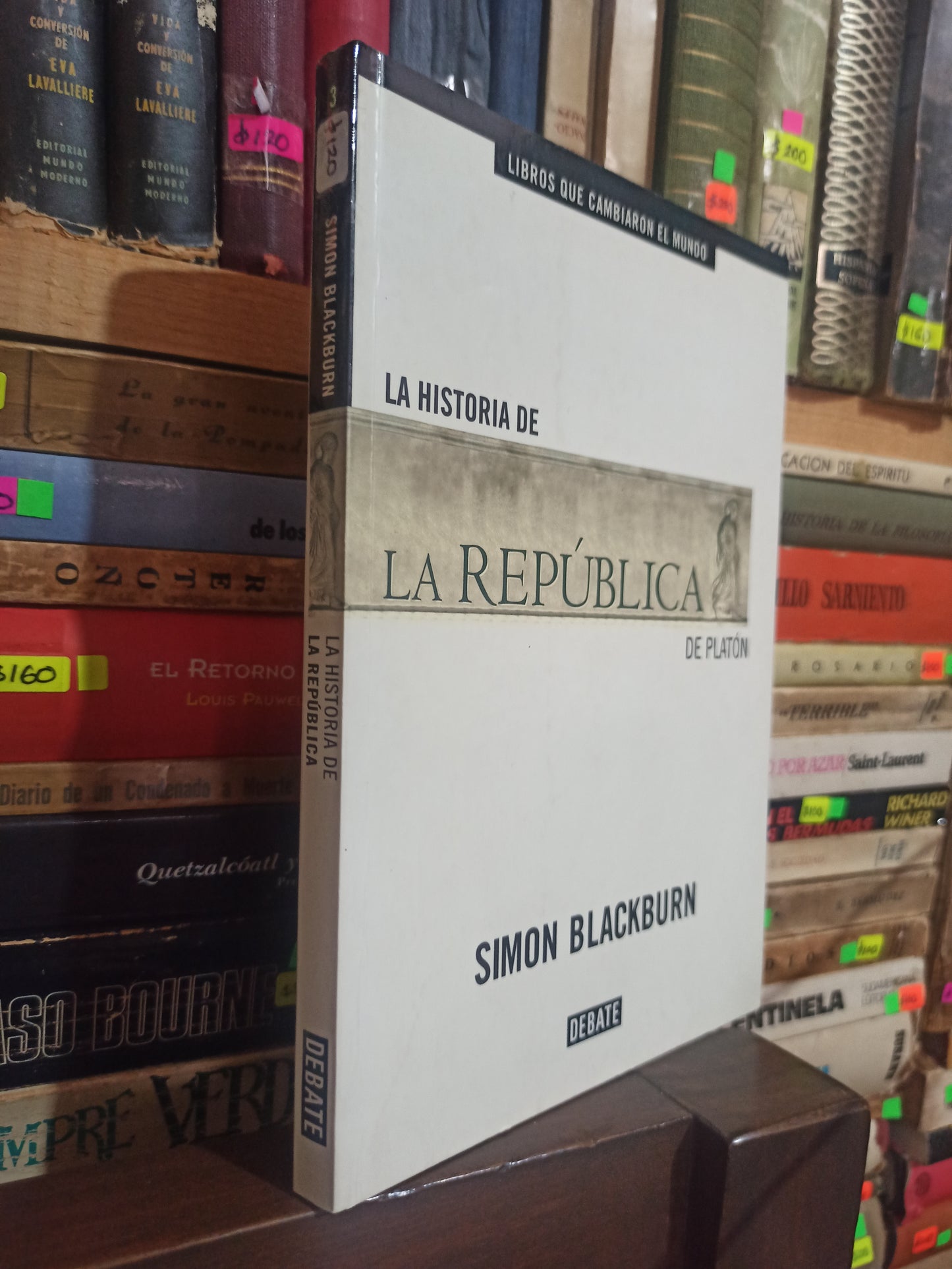 LA HISTORIA DE LA REPUBLICA DE PLATON POR SIMON BLACKBURN USADO SOCIOLOGIA ALDAMA