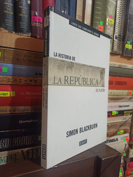 LA HISTORIA DE LA REPUBLICA DE PLATON POR SIMON BLACKBURN USADO SOCIOLOGIA ALDAMA