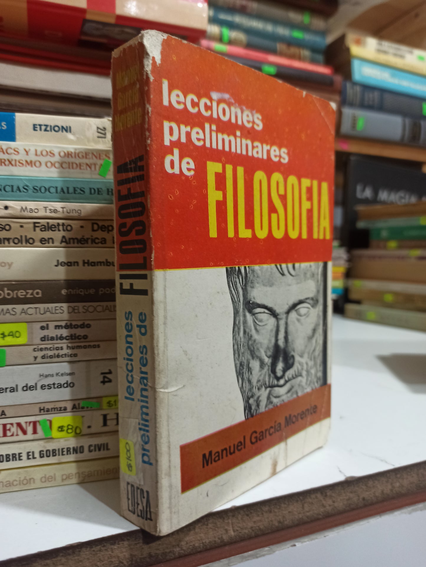 LECCIONES PRELIMINARES DE FILOSOFIA POR MANUEL GARCIA MORENTE USADO FILOSOFÍA JUÁREZ