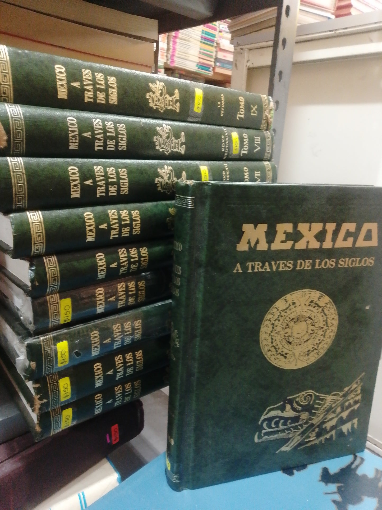 MEXICO A TRAVES DE LOS SIGLOS 10 TOMOS $150 C/U USADO HISTORIA JUAREZ