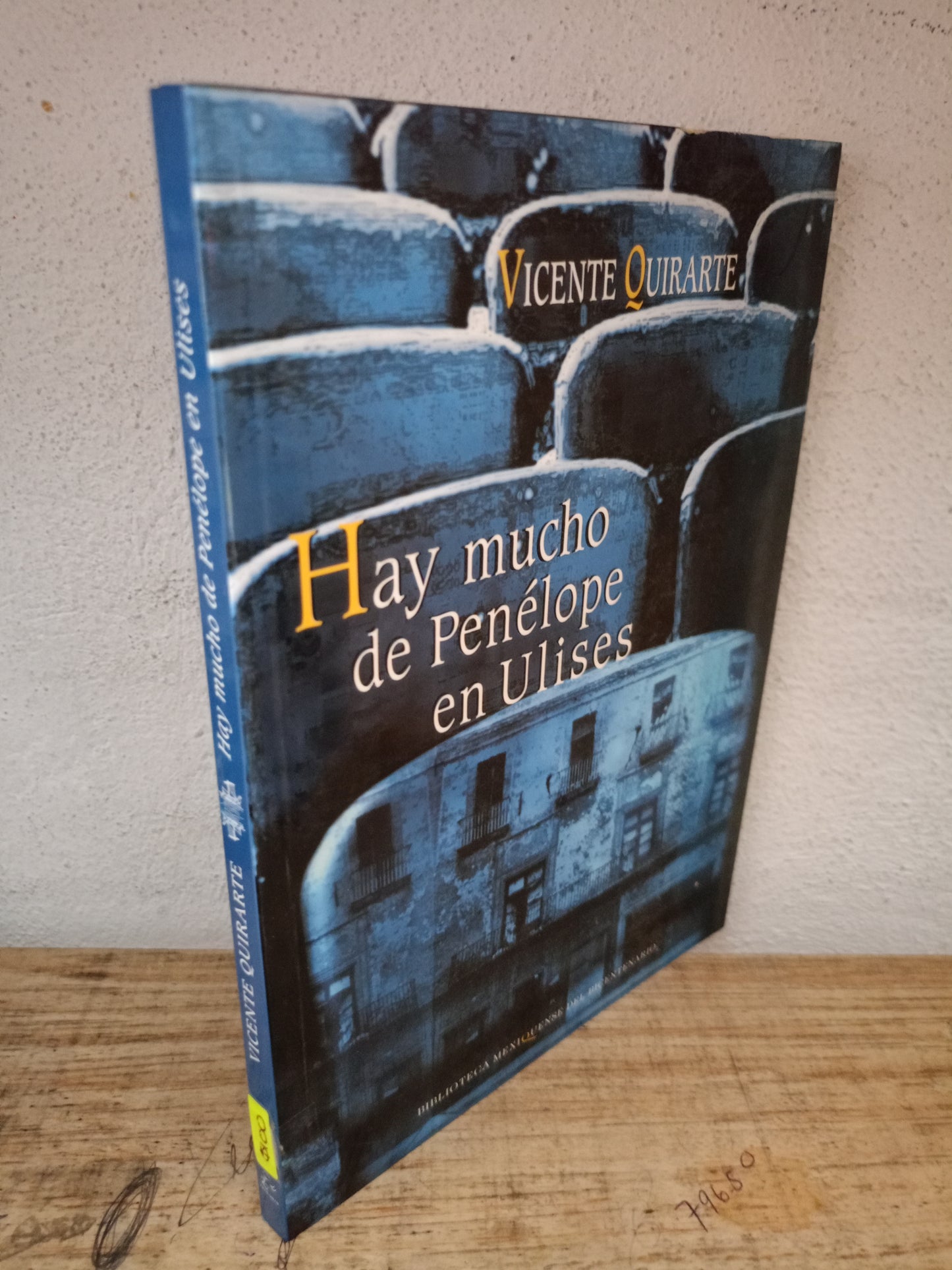 HAY MUCHO DE PENÉLOPE EN ULISES POR VICENTE QUIRARTE USADO NOVELA LITERARIO 305