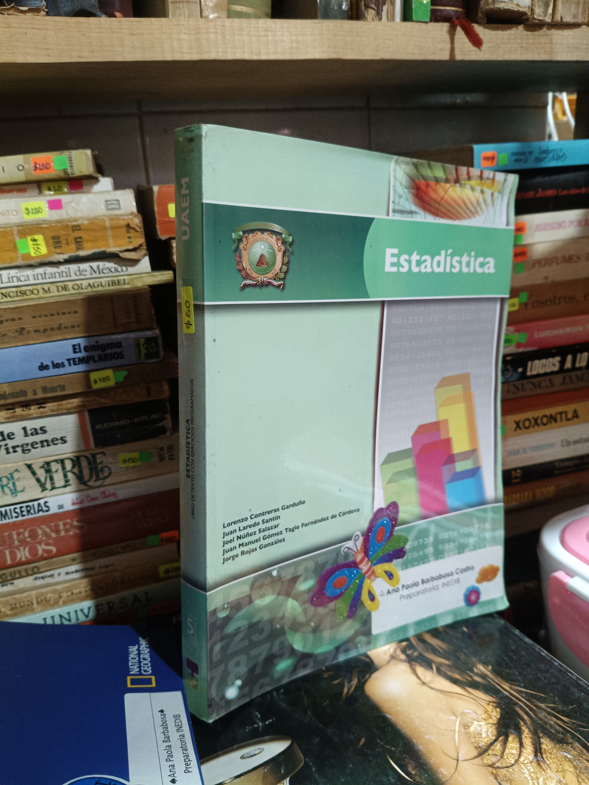 ESTADISTICA LIBRO DE TEXTO CON EJERCICIOS PROGRAMADOS VARIOS AUTORES USADO MATEMATICAS ALDAMA
