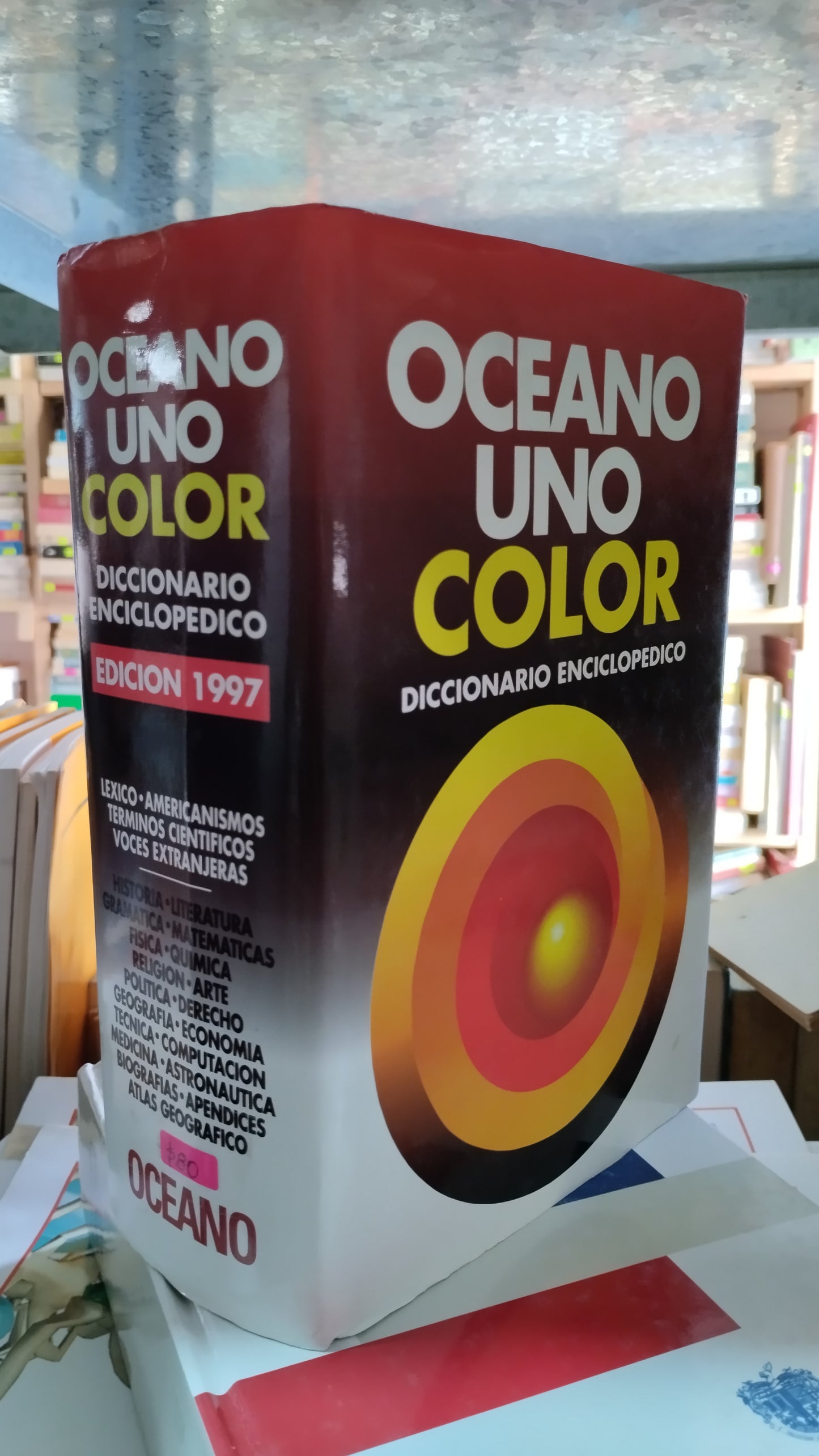 OCEANO UNO COLOR DICCIONARIO ENCICLOPEDICO EDICION 1997 LIBRO USADO EDUCACIÓN ALDAMA