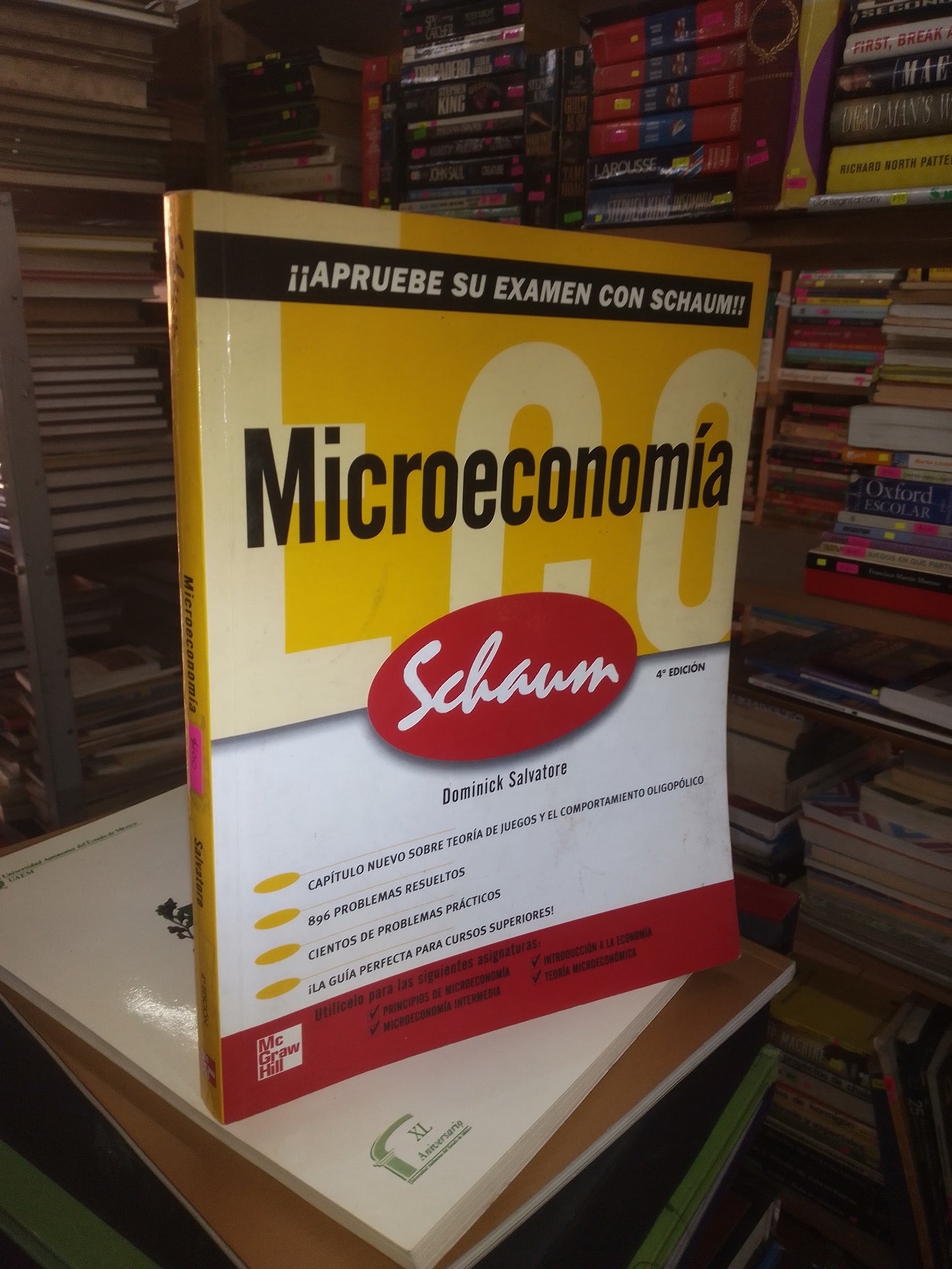 MICROECONOMÍA POR DOMINICK SALVATORE USADO ADMINISTRACIÓN LITERARIO 207