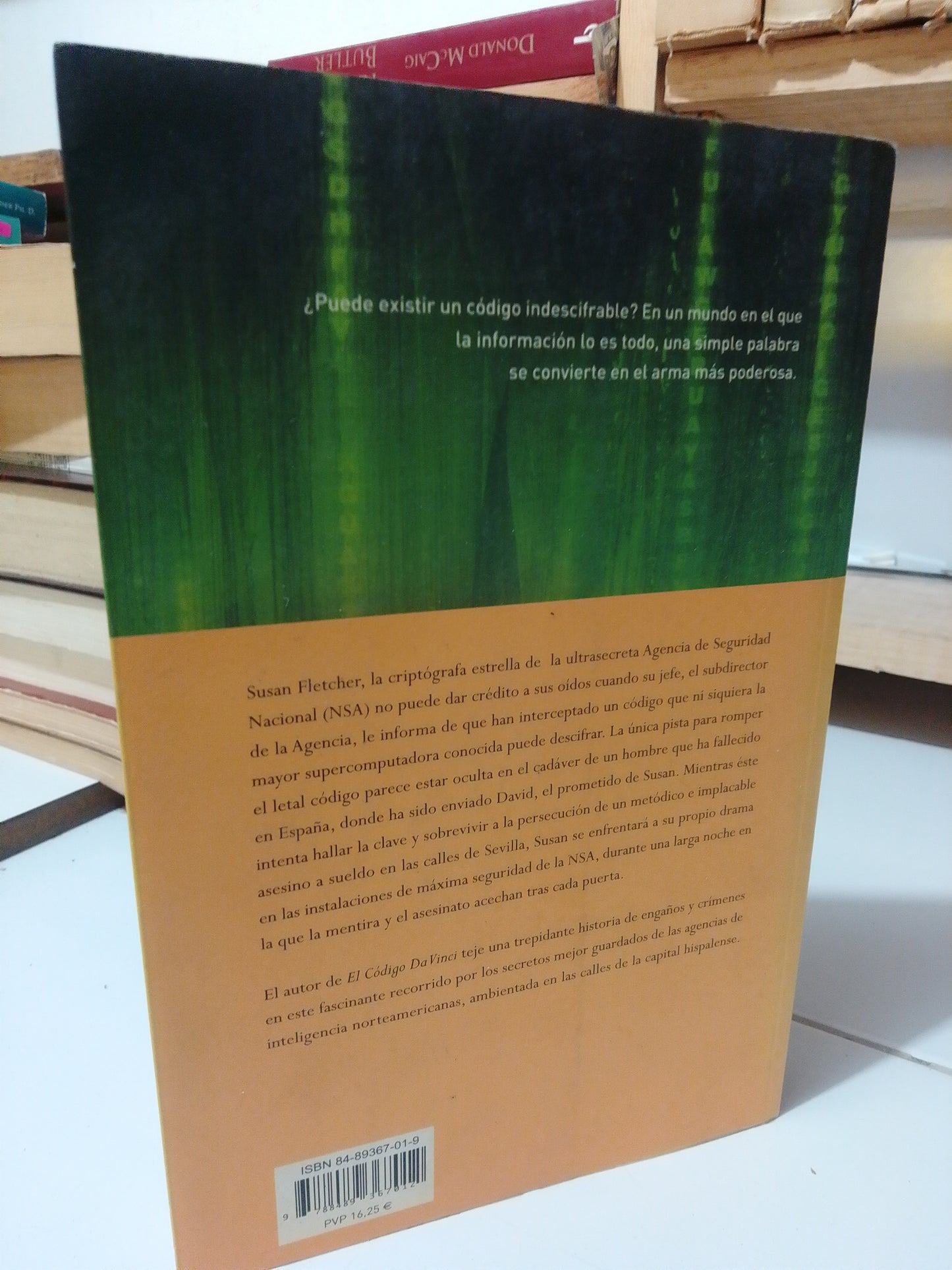 LA FORTALEZA DIGITAL POR DAN BROWN USADO NOVELA JUÁREZ