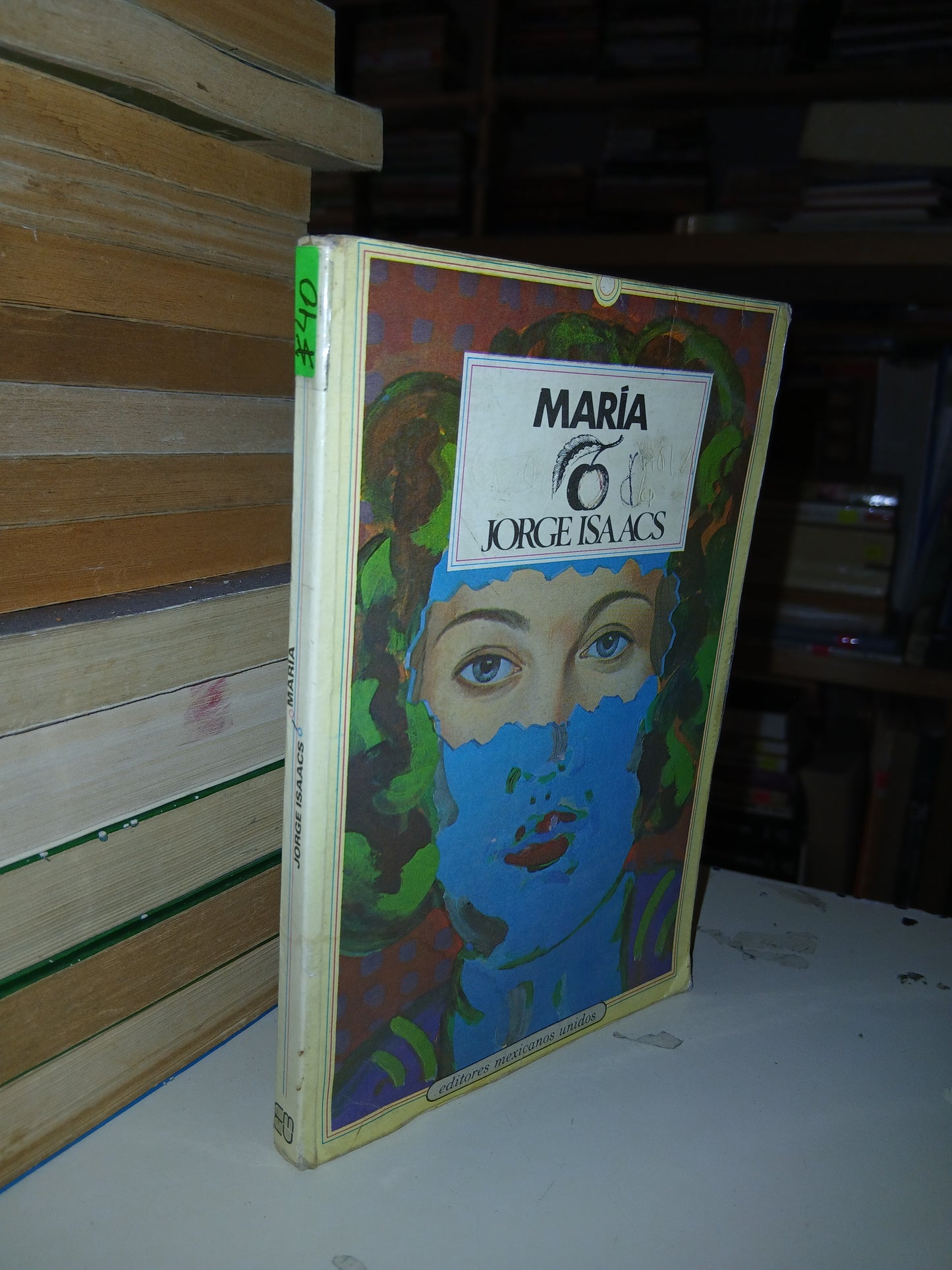MARÍA POR JORGE ISAACS USADO NOVELA LITERARIO 207
