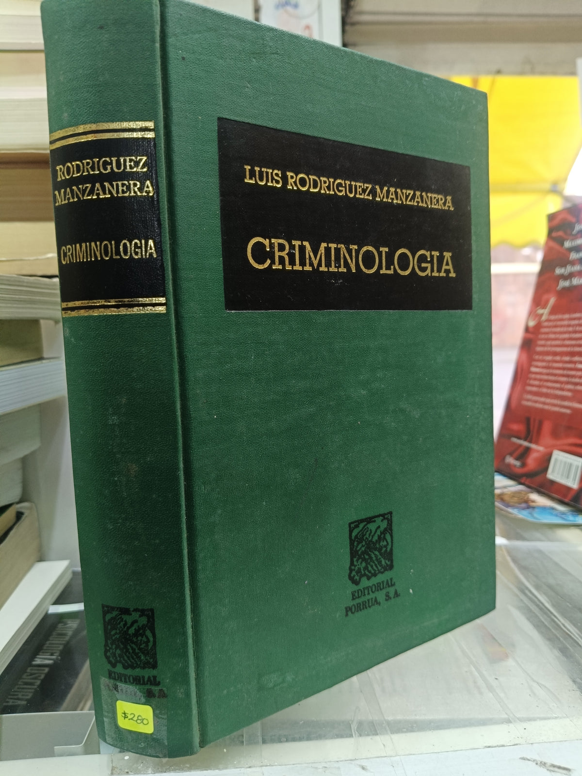 CRIMINOLOGIA POR LUIS RODRIGUEZ MANZANERA USADO DERECHO JUÁREZ 507