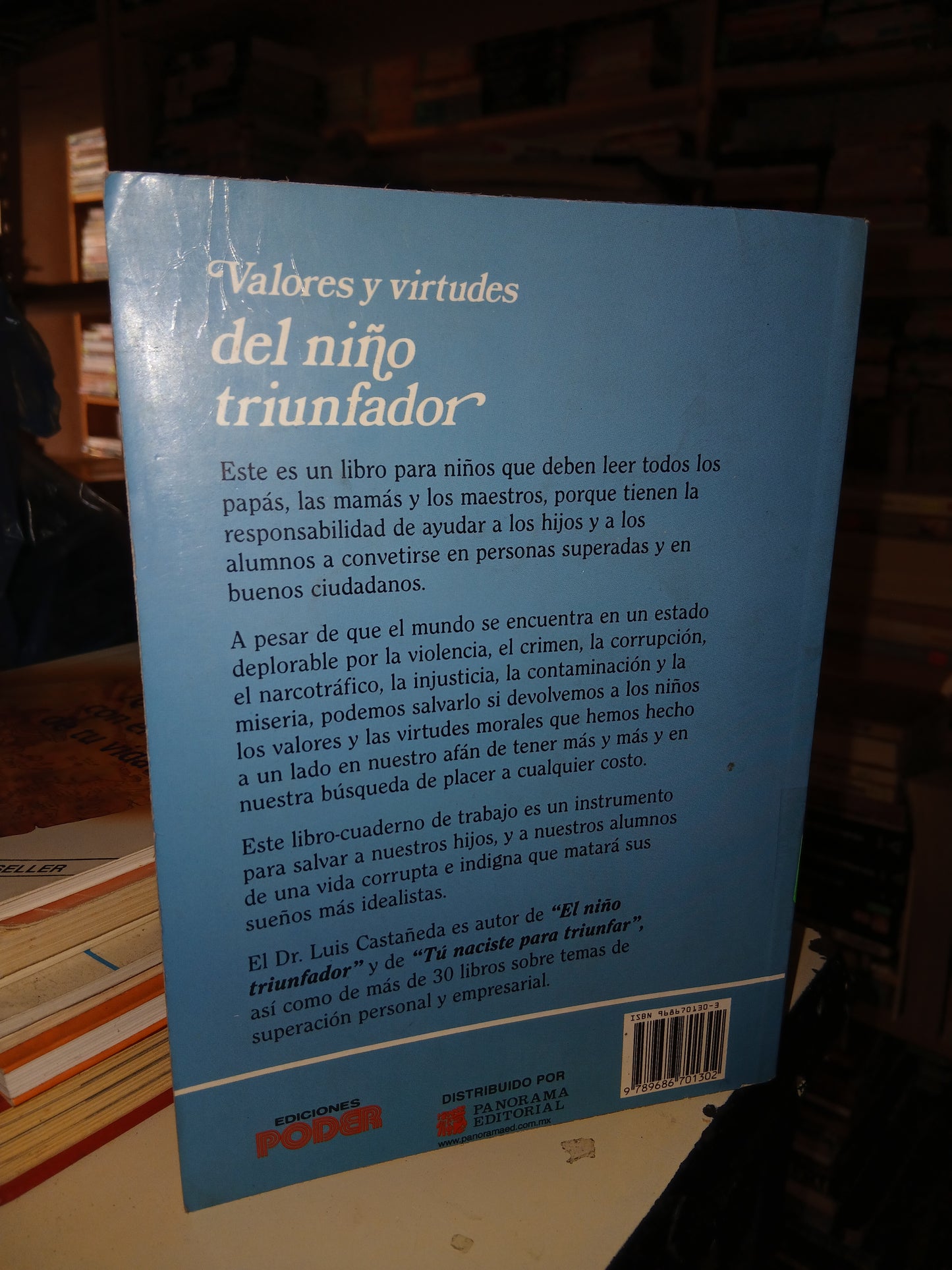 VALORES Y VIRTUDES DEL NIÑO TRIUNFADOR POR LUIS CASTAÑEDA USADO SUPERACIÓN PERSONAL LITERARIO 207