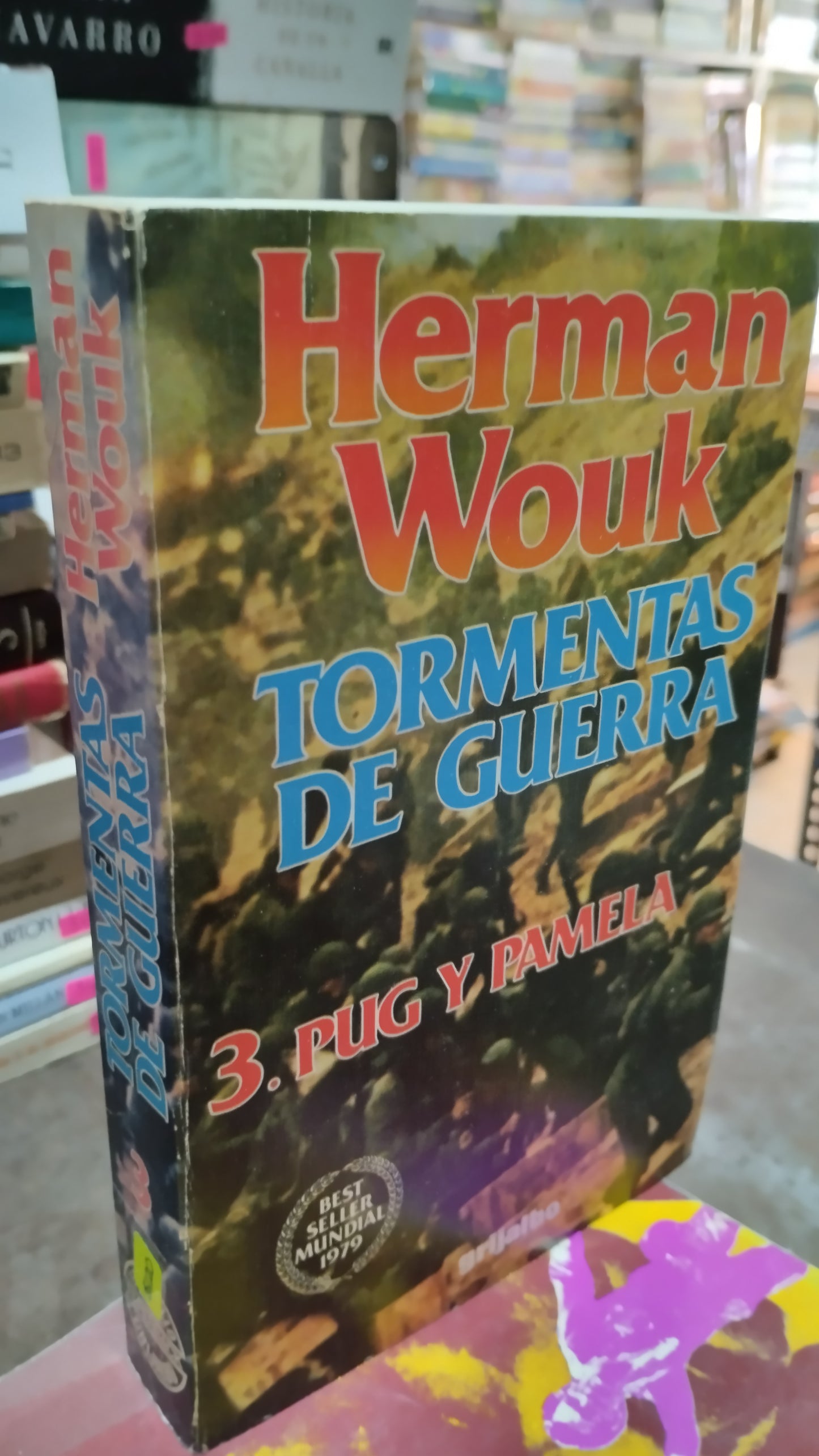 TORMENTAS DE GUERRA POR HERMAN WOUK LIBRO USADO NOVELAS ALDAMA