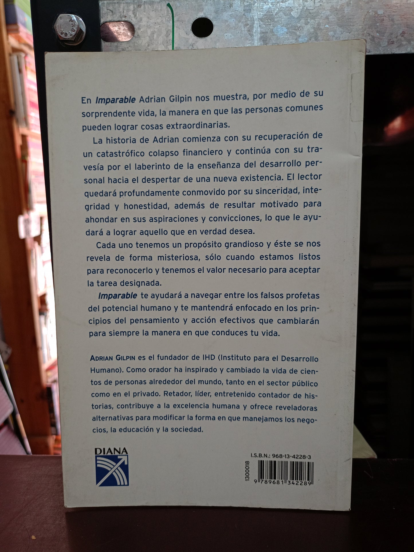 IMPARABLE POR ADRIÁN GILPIN USADO SUPERACIÓN PERSONAL LITERARIO 305