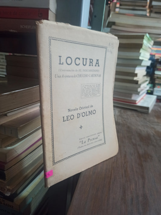LOCURA POR CHUCHO CARDENAS USADO ANTIGUOS ALDAMA