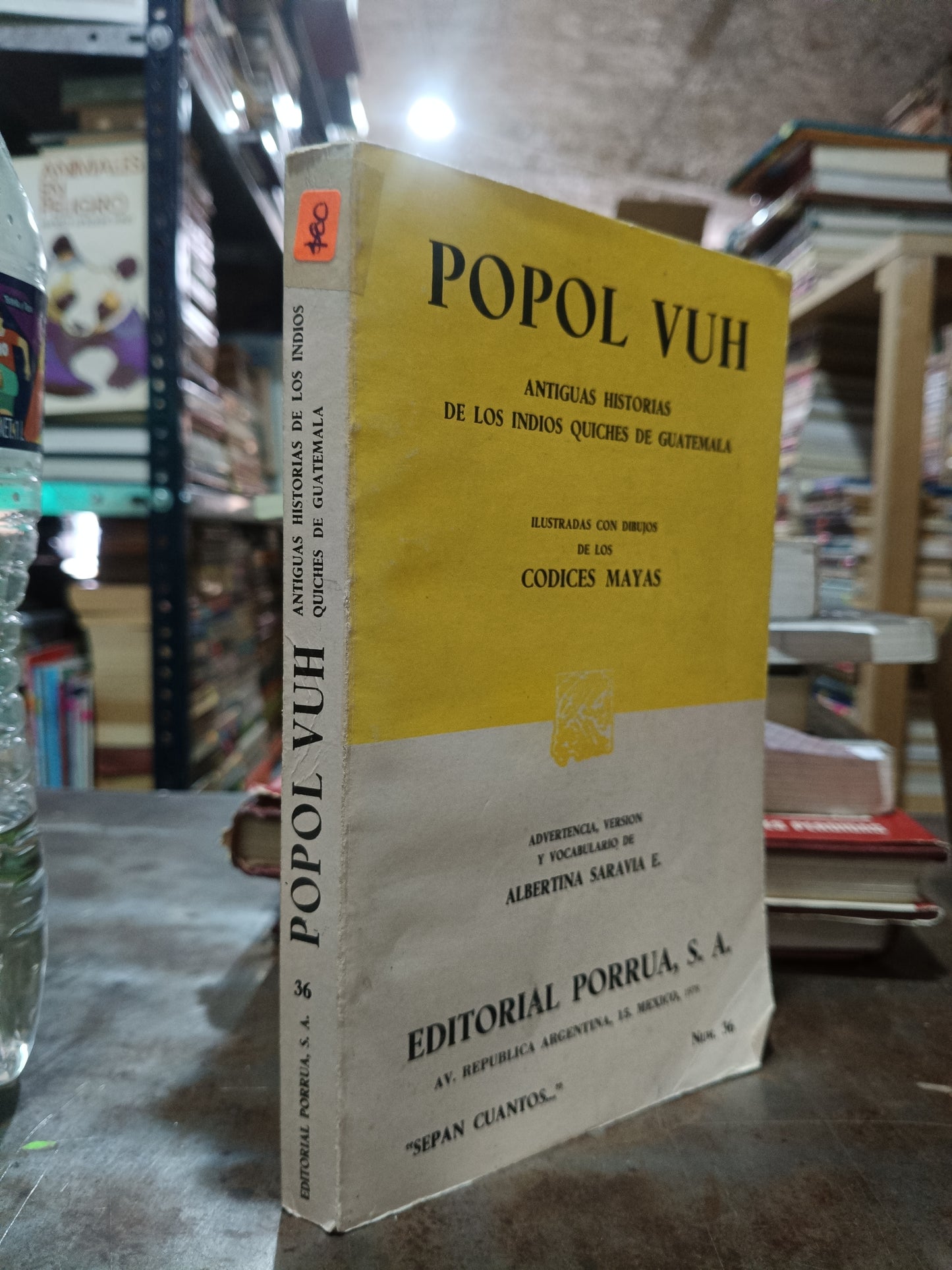 POPOL VUH USADO NOVELA ALDAMA