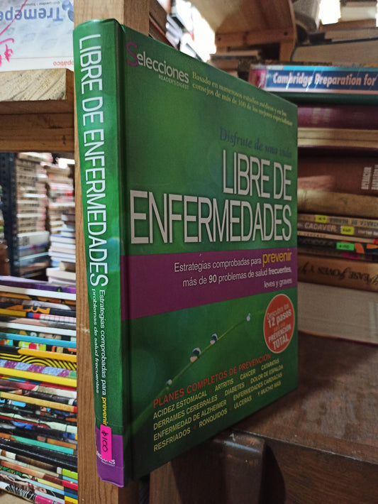 DISFRUTE DE UNA VIDA LIBRE DE ENFERMEDADES POR EDITORIAL READER'S DIGEST USADO SALUD ALDAMA