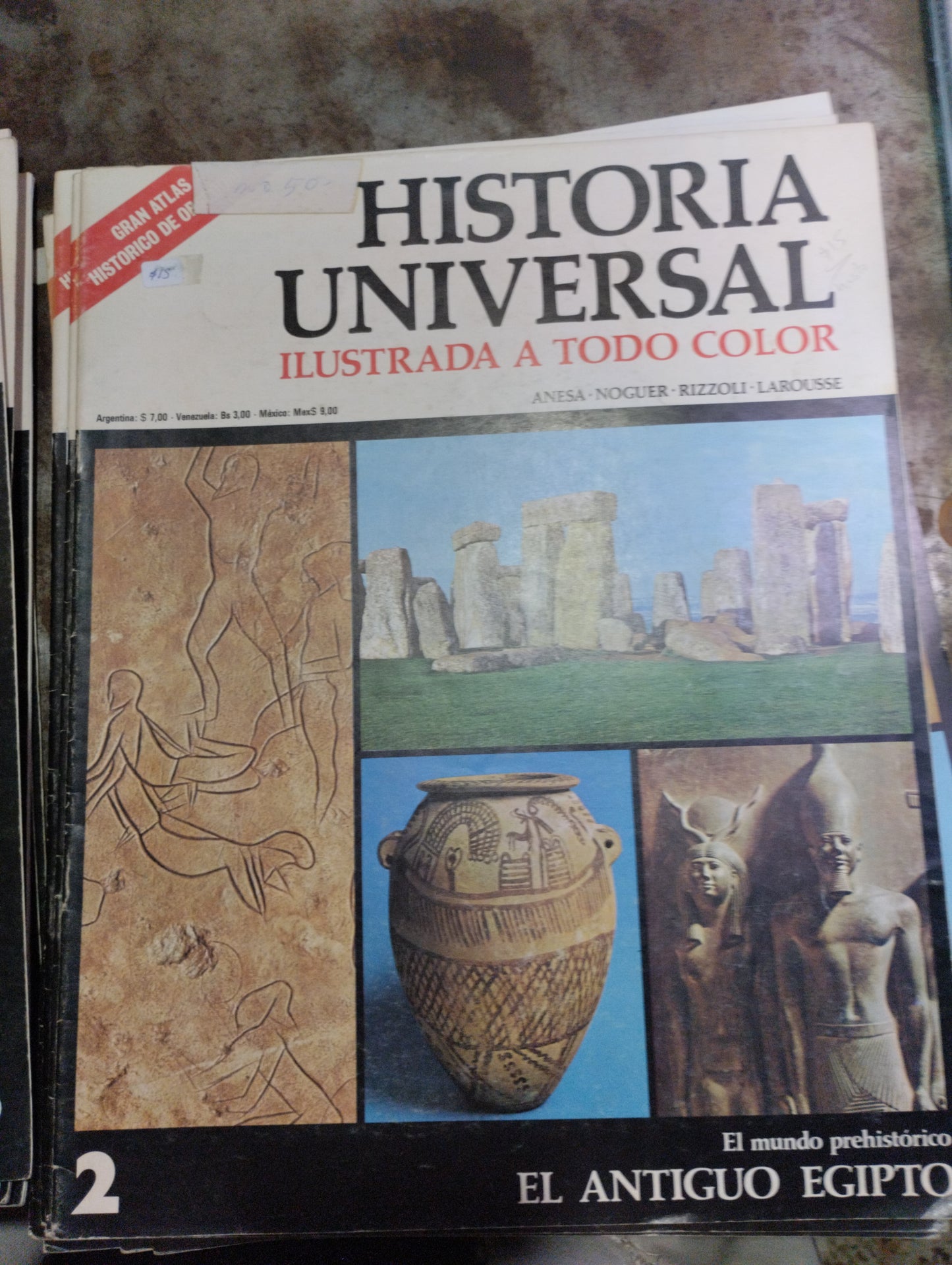 HISTORIA UNIVERSAL ILUSTRADA A TODO COLOR POR ANESA NOGUER RIZZOLI LAROUSSE USADO ARTE ALDAMA