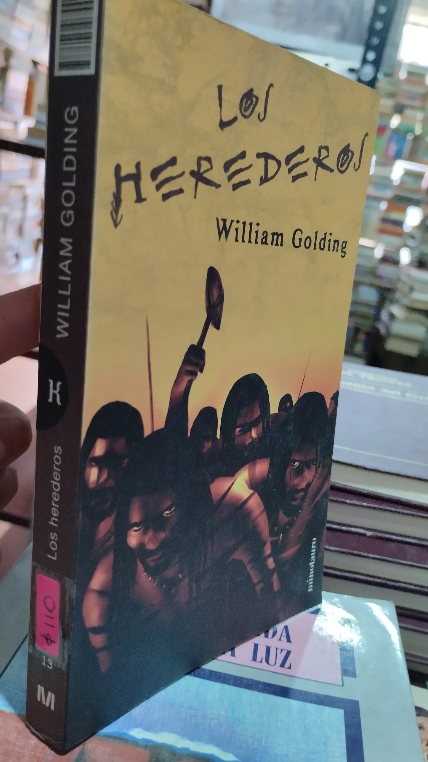 LOS HEREDEROS POR WILLIAM GOLDING LIBRO USADO NOVELAS ALDAMA