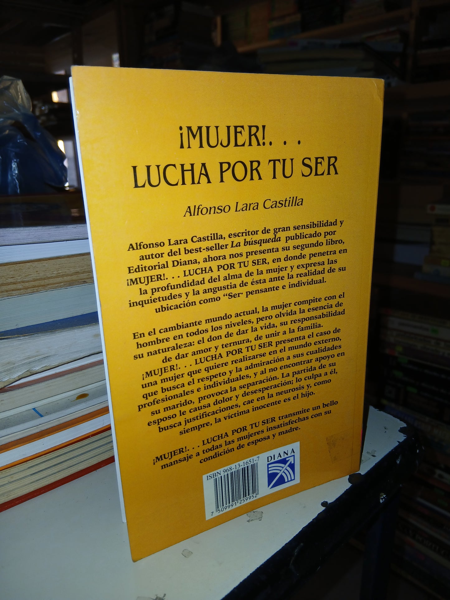 ¡MUJER!... LUCHA POR TU SER USADO SUPERACIÓN PERSONAL LITERARIO 207
