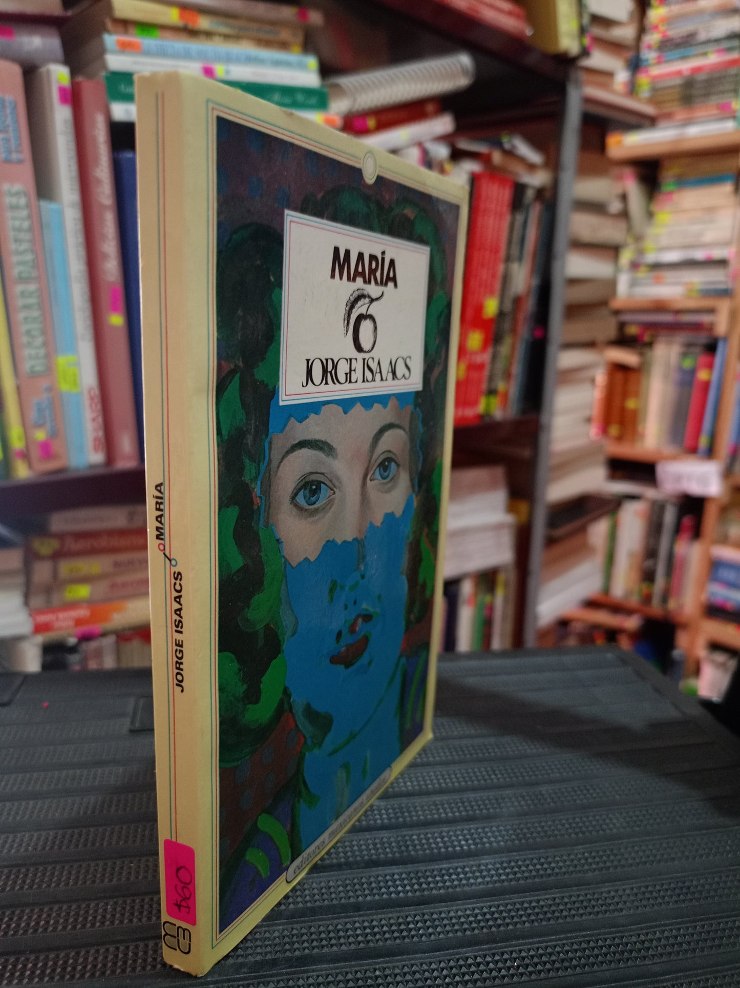 MARIA POR JORGE ISAACS USADO NOVELA LITERARIO 305