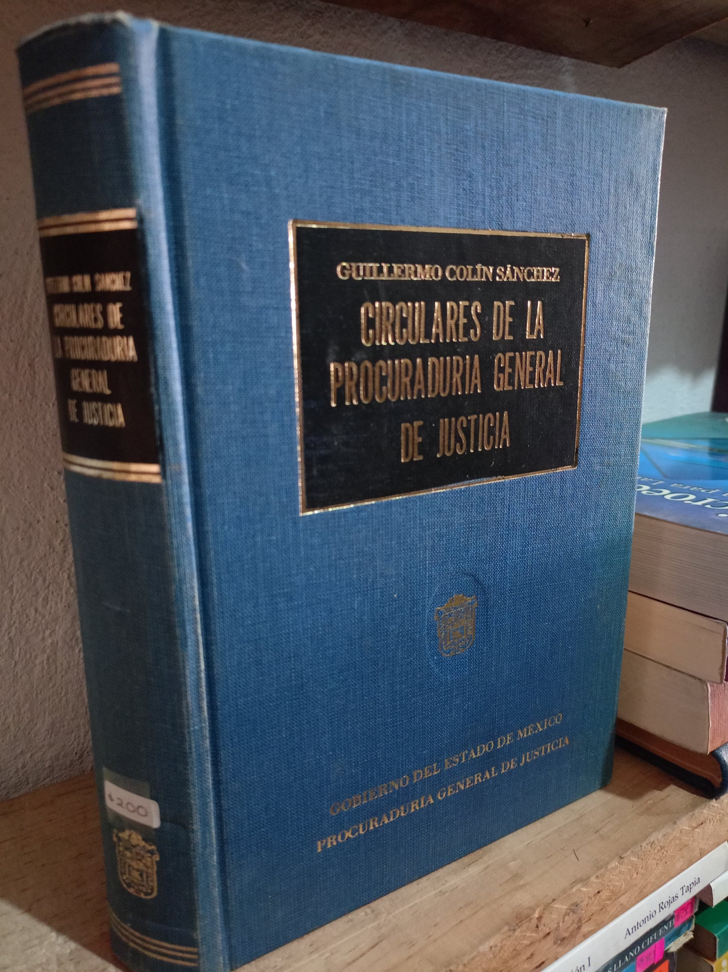 CIRCULARES DE LA PROCURADURÍA GENERAL DE JUSTICIA POR GUILLERMO COLLIN SÁNCHEZ USADO DERECHO LITERARIO 305