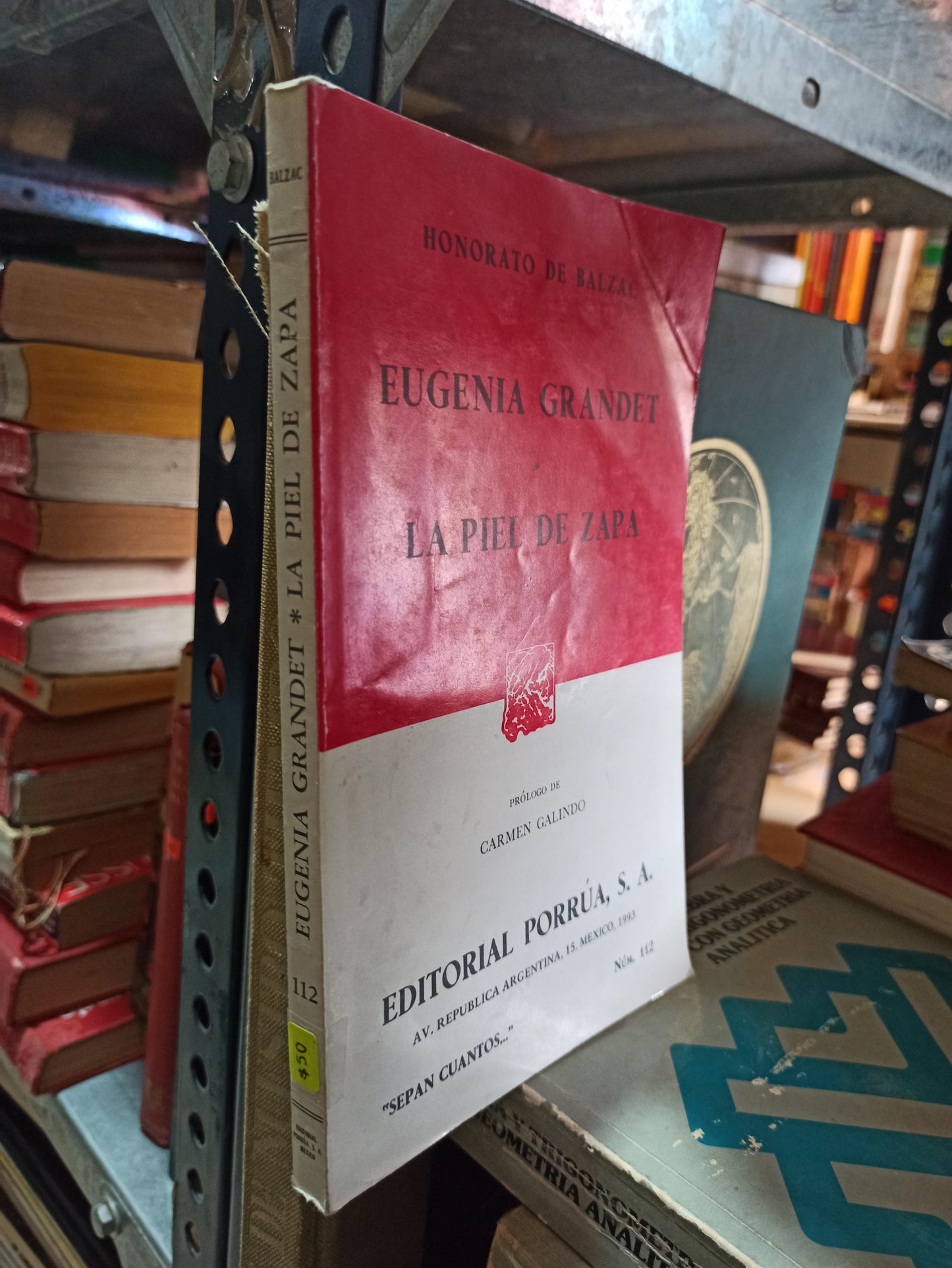 EUGENIA GRANDET LA PIEL DE ZAPA HONORATO DE BALZAC USADO NOVELAS ALDAMA