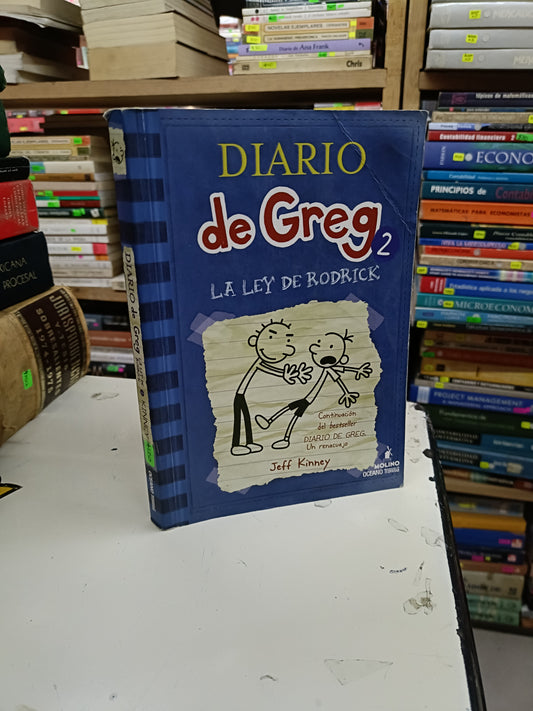 DIARIO DE GREG 2: LA LEY DE RODRICK POR JEFF KINNEY USADO INFANTIL LITERARIO 207