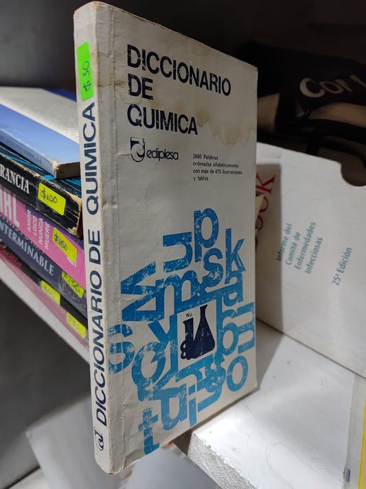 DICCIONARIO DE QUIMICA POR EDITORIAL EDIPLESA USADO QUIMICA JUAREZ