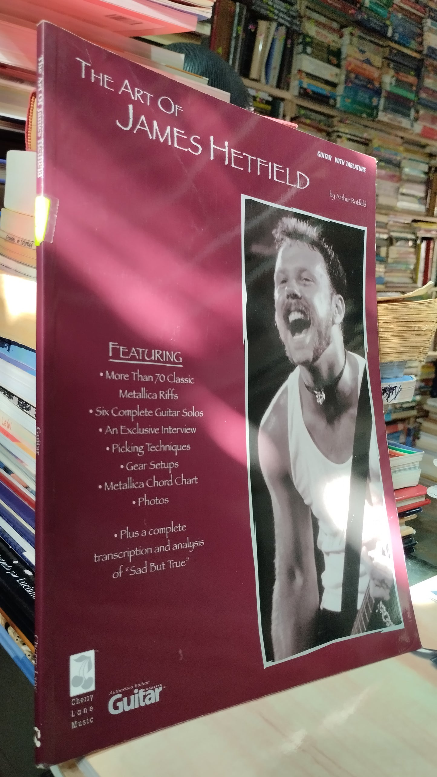 THE ART OF JAMES HETFIELD LIBRO USADO MUSICA ALDAMA