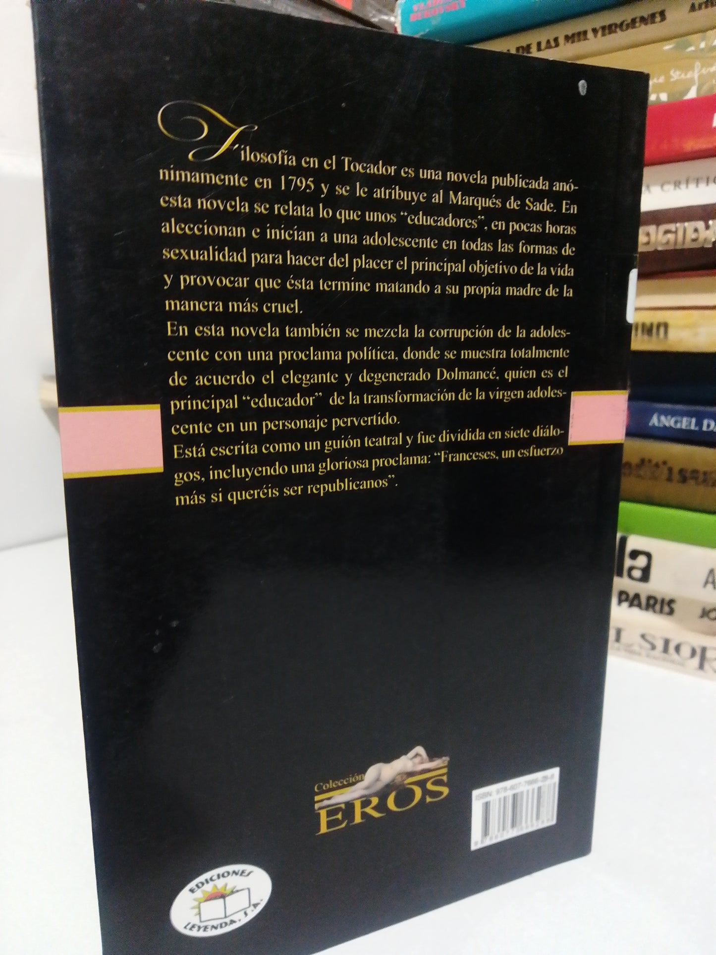FILOSOFÍA EN EL TOCADOR POR MÁRQUEZ DE SADE USADO NOELA JUÁREZ