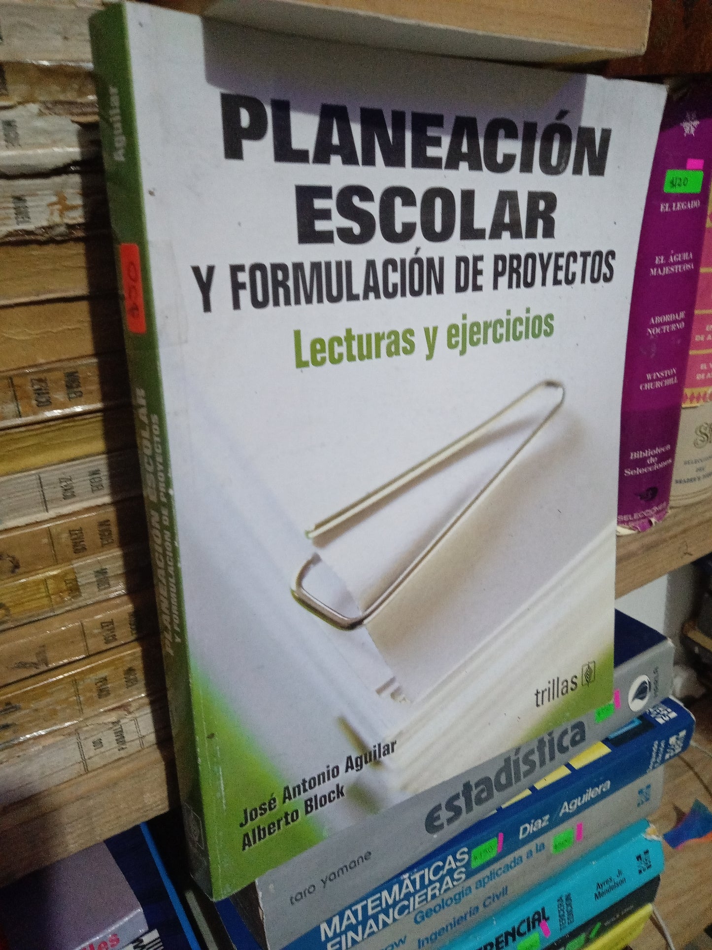 PLANEACION ESCOLAR Y FORMULACION DE PROYECTOS LECTURAS Y EJERCICIOS POR JOSE ANTONIO AGUILAR USADO EDUCACION JUAREZ