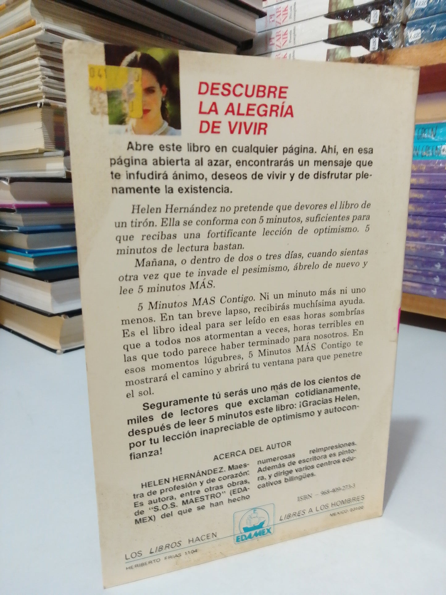 5 MINUTOS MAS CONTIGO SUPERATE POR HELEN HERNANDEZ USADO SUP.PERSONAL JUAREZ