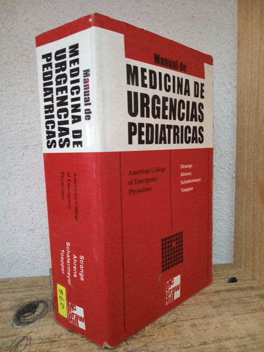 MANUAL DE MEDICINA DE URGENCIAS PEDIATRICAS USADO SALUD LITERARIO 305