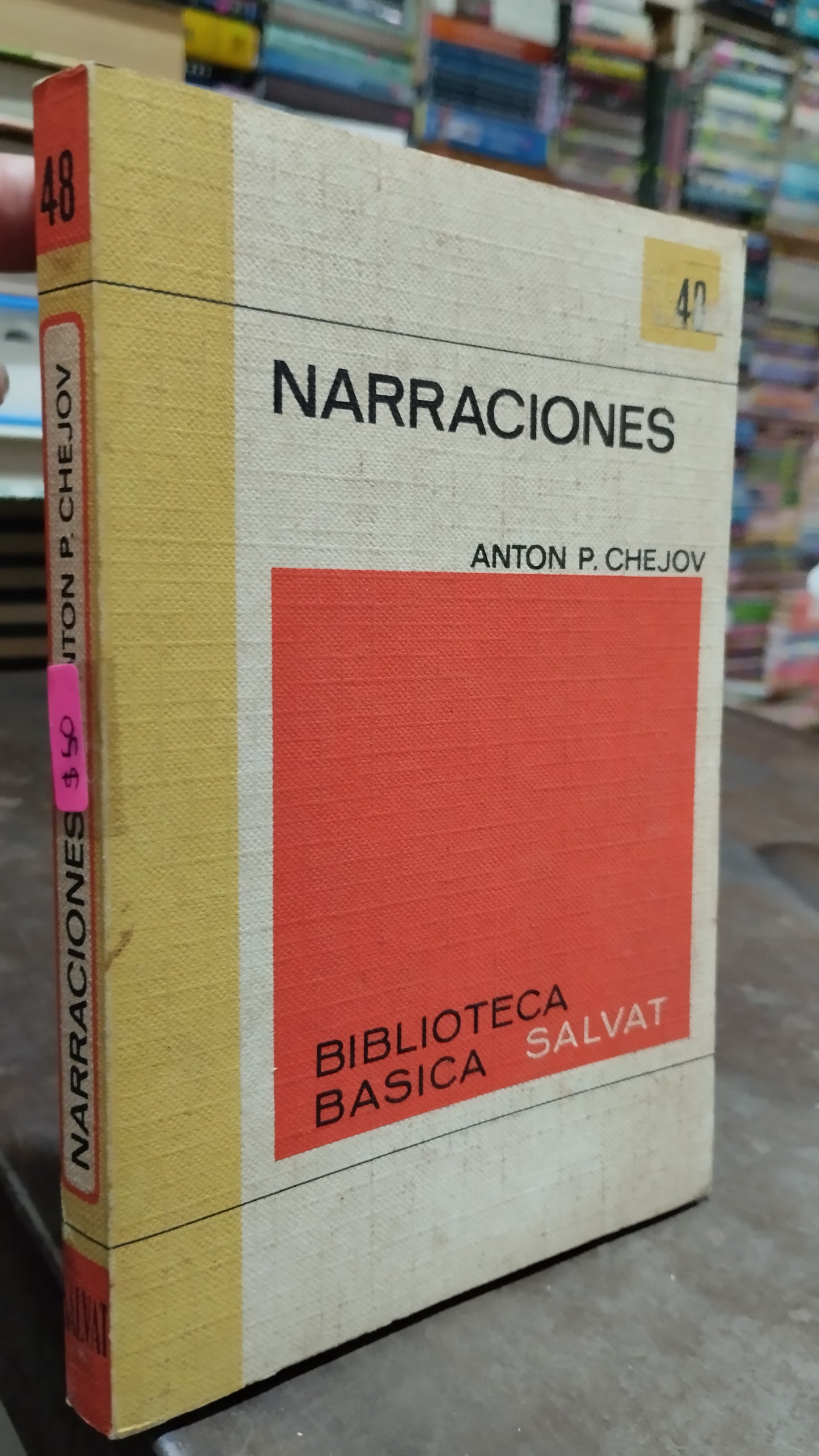 NARRACIONES POR ANTON P CHEJOV LIBRO USADO NOVELAS ALDAMA