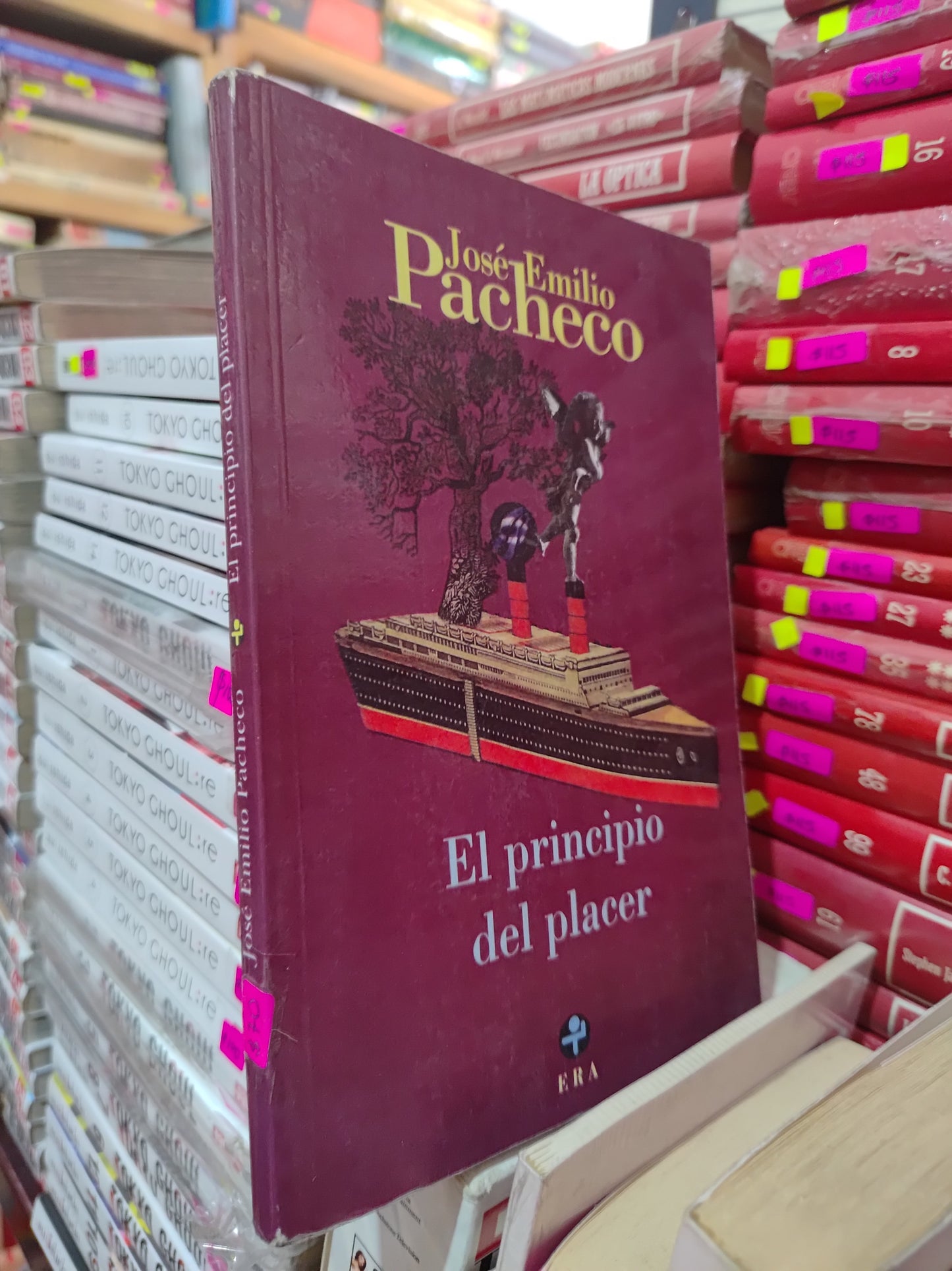 EL PRINCIPIO DEL PLACER POR JOSE EMILIO PACHECO USADO NOVELAS LITERARIO 305