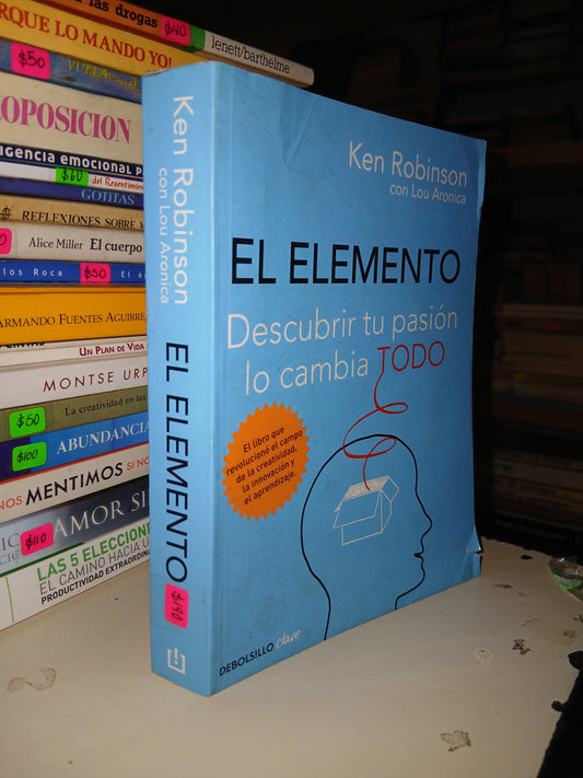 EL ELEMENTO POR KEN ROBINSON USADO SUPERACIÓN PERSONAL LITERARIO 207