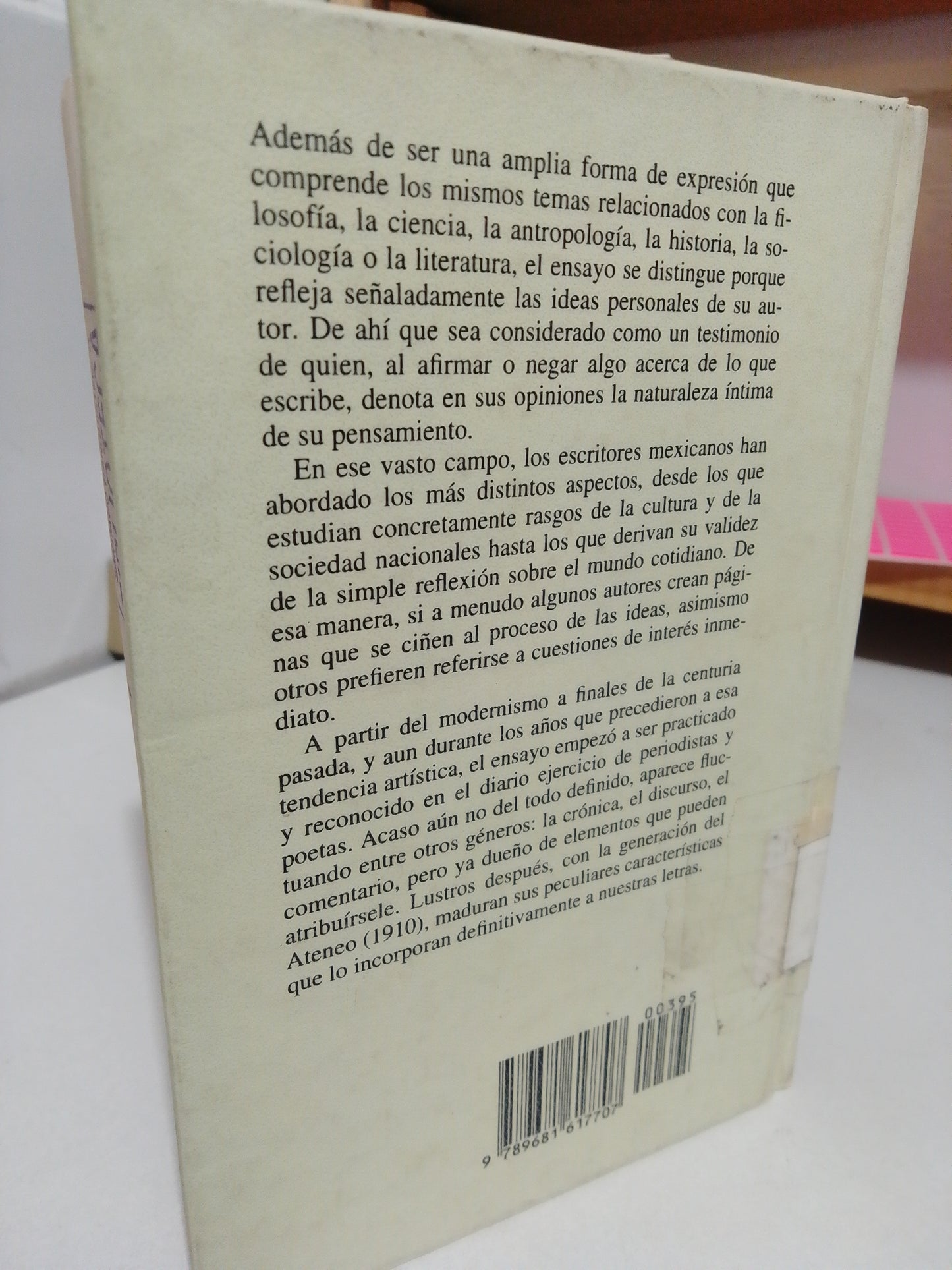 EL ENSAYO MEXICANO MODERNO 1 POR JOSE LUIS MARTÍNEZ USADO HISTORIA JUAREZ