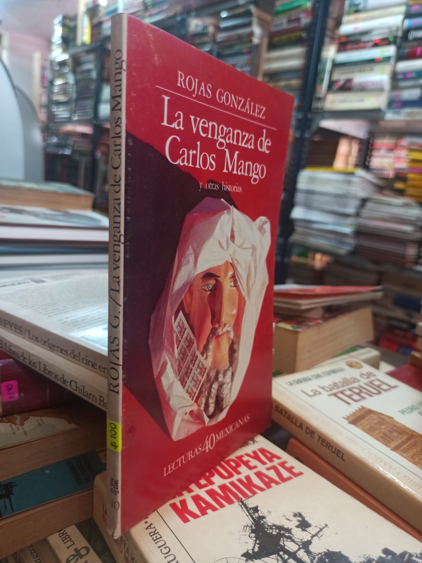 LA VENGANZA DE CARLOS MANGO Y OTRAS HISTORIAS ROJAS GONZÁLES USADO NOVELAS ALDAMA