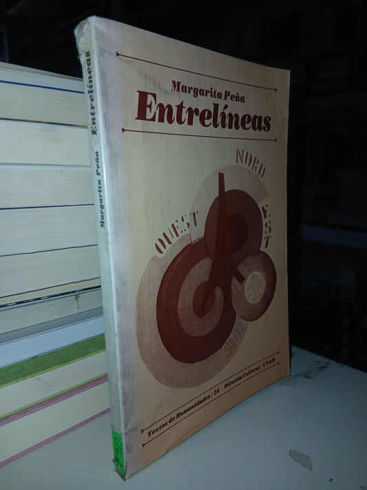 ENTRELÍNEAS POR MARGARITA PEÑA USADO NOVELA LITERARIO 207