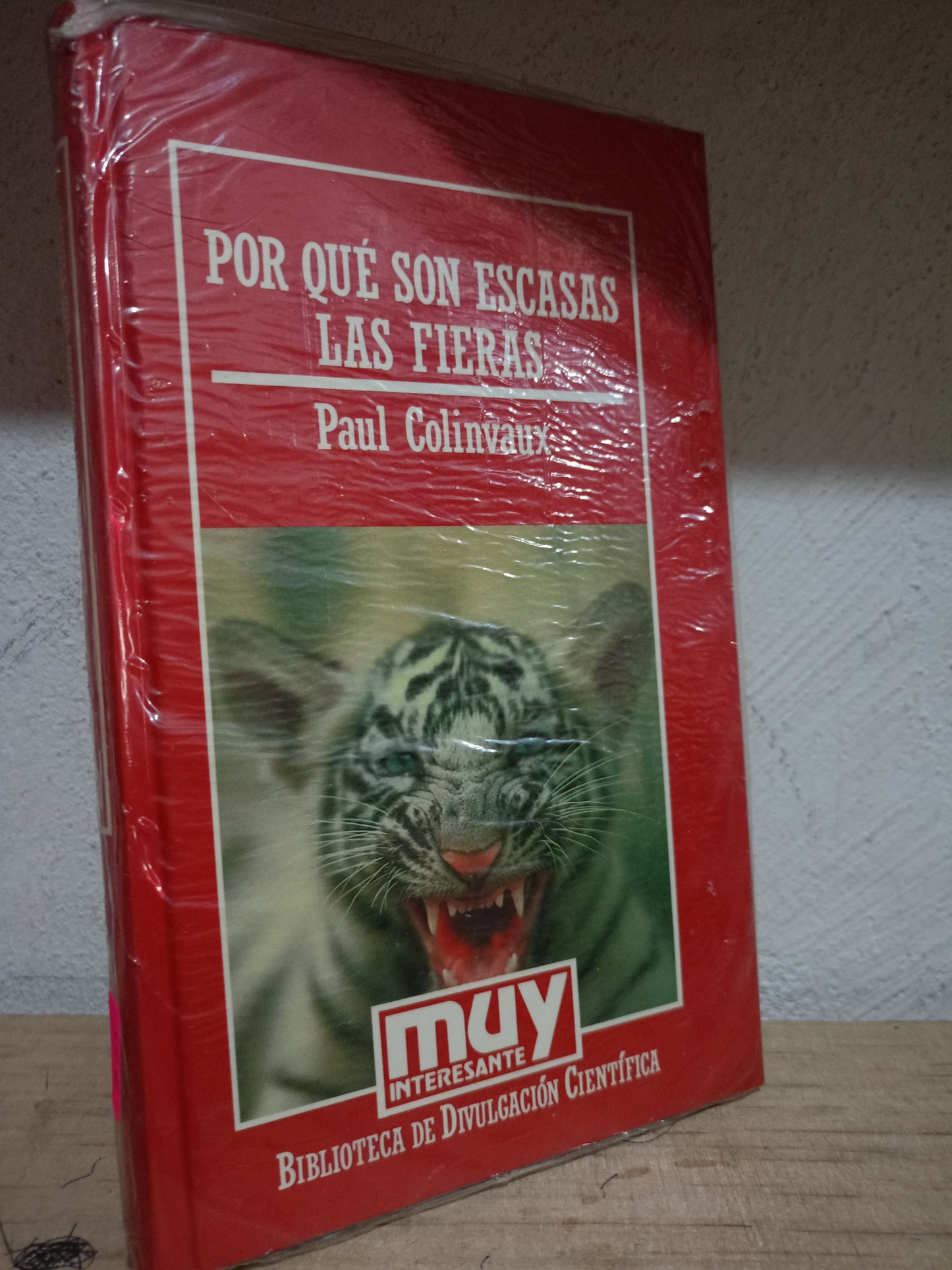POR QUE SON ESCASAS LAS FIERAS POR PAUL COLINVAUX USADO CIENCIA LITERARIO 305
