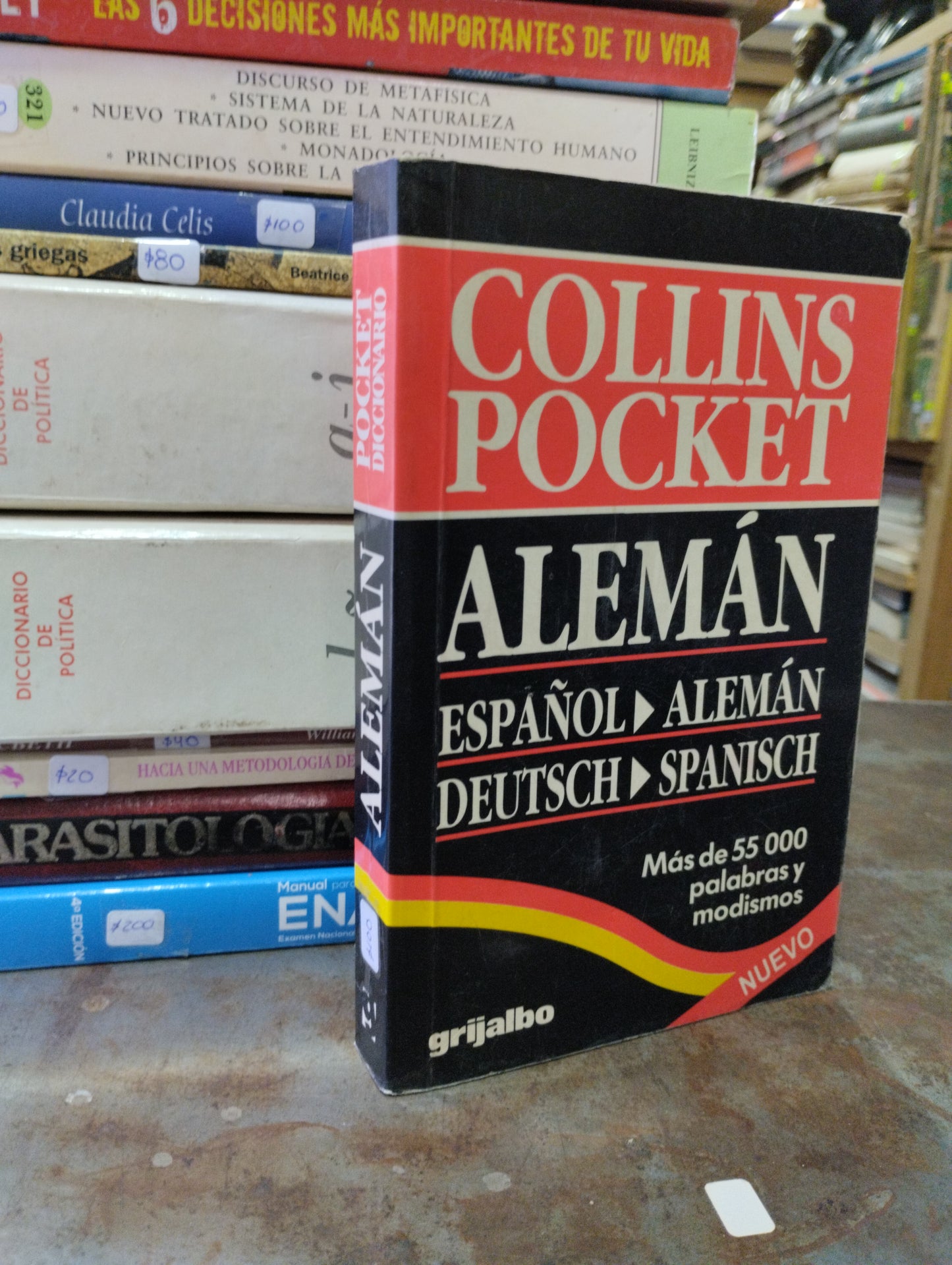 COLLINS POCKET ESPAÑOL ALEMAN USADO IDIOMAS ALDAMA