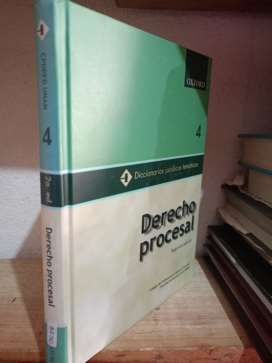 DERECHO PROCESAL SEGUNDA EDICION DICCIONARIOS JURIDICOS TEMATICOS USADO DERECHO LITERARIO 305