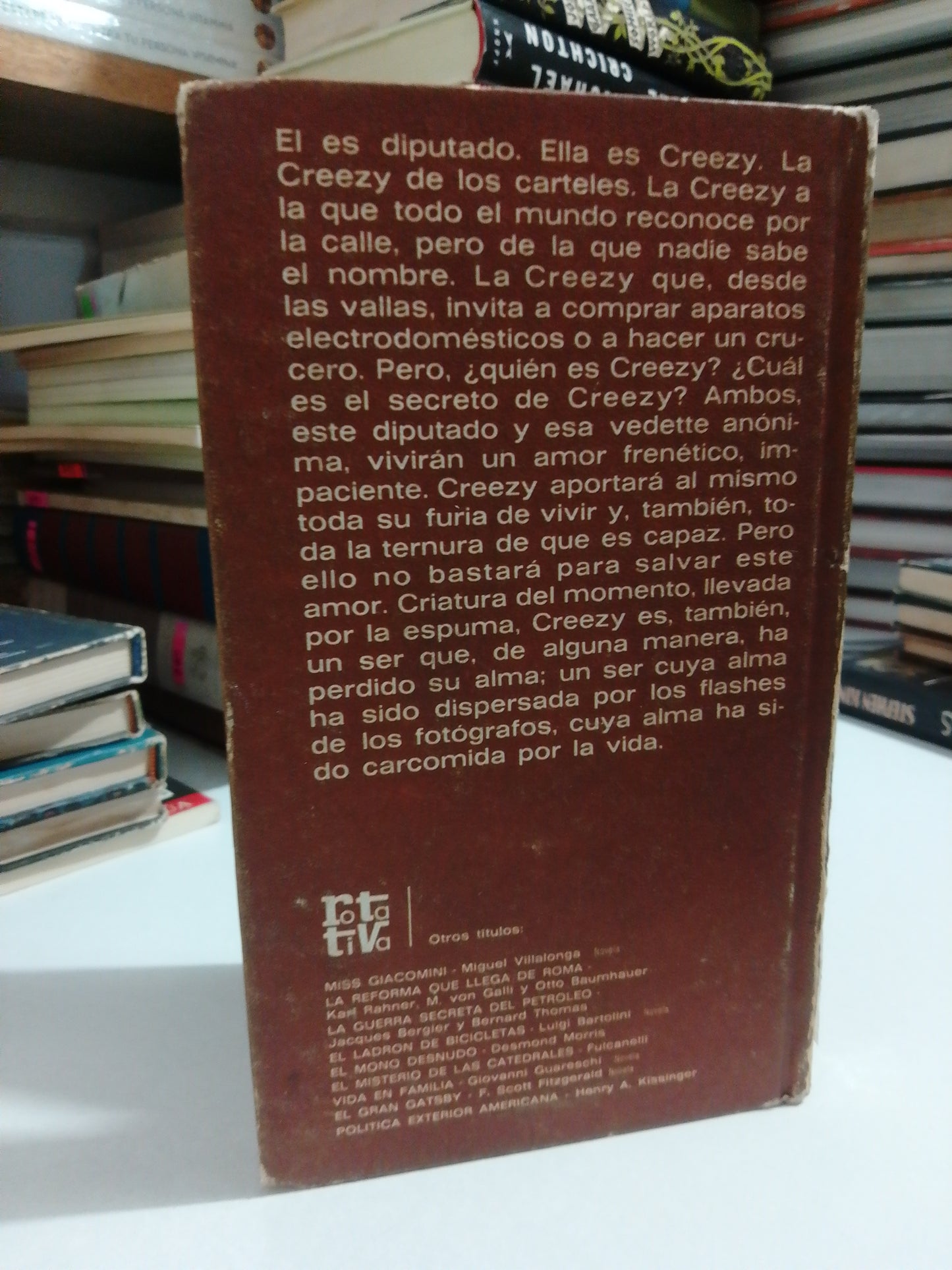 CREEZY POR FELICIEN MARCEAU USADO NOVELA JUÁREZ