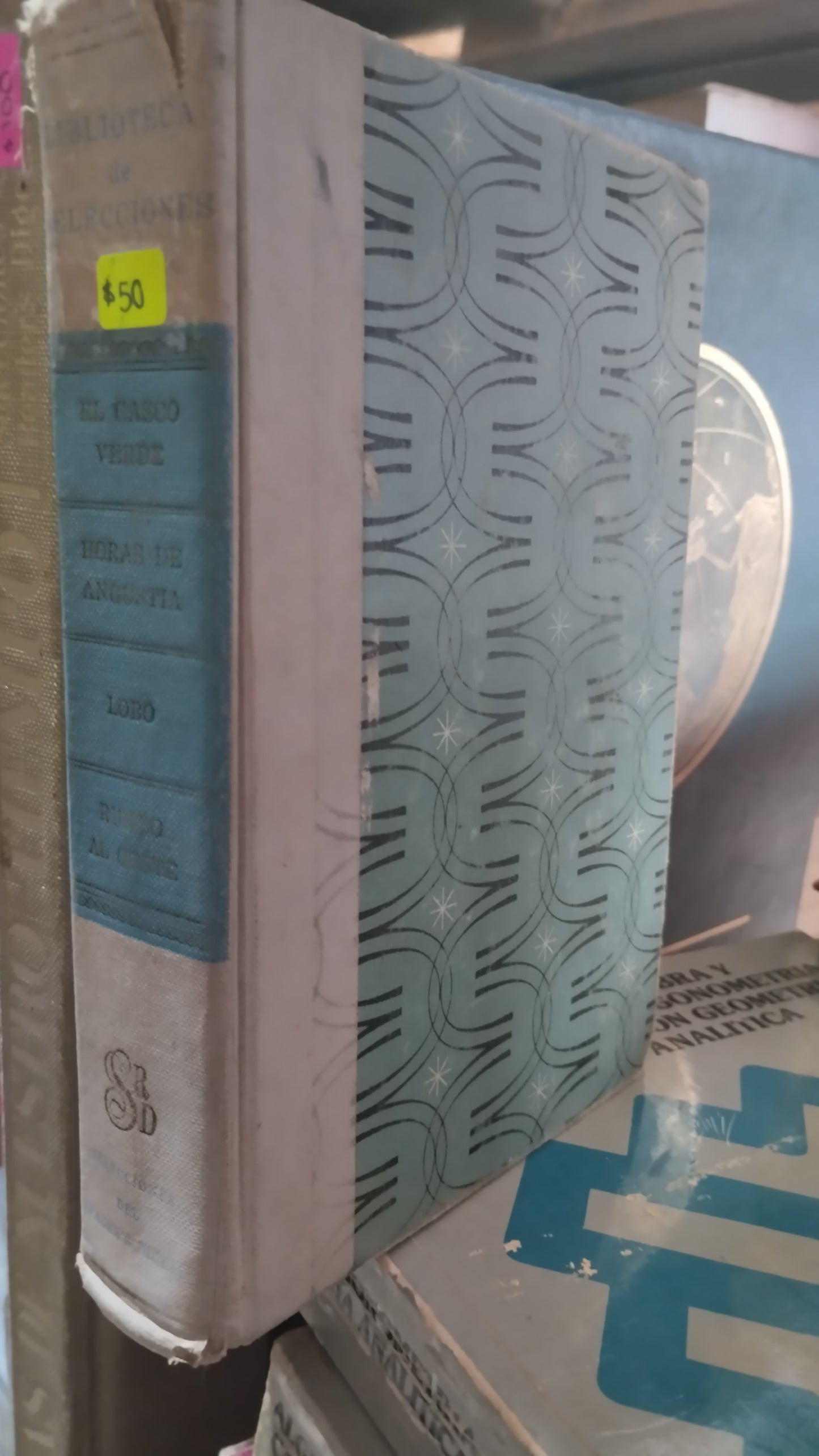 BIBLIOTECA DE SELECCIONES LIBRO USADO NOVELAS ALDAMA