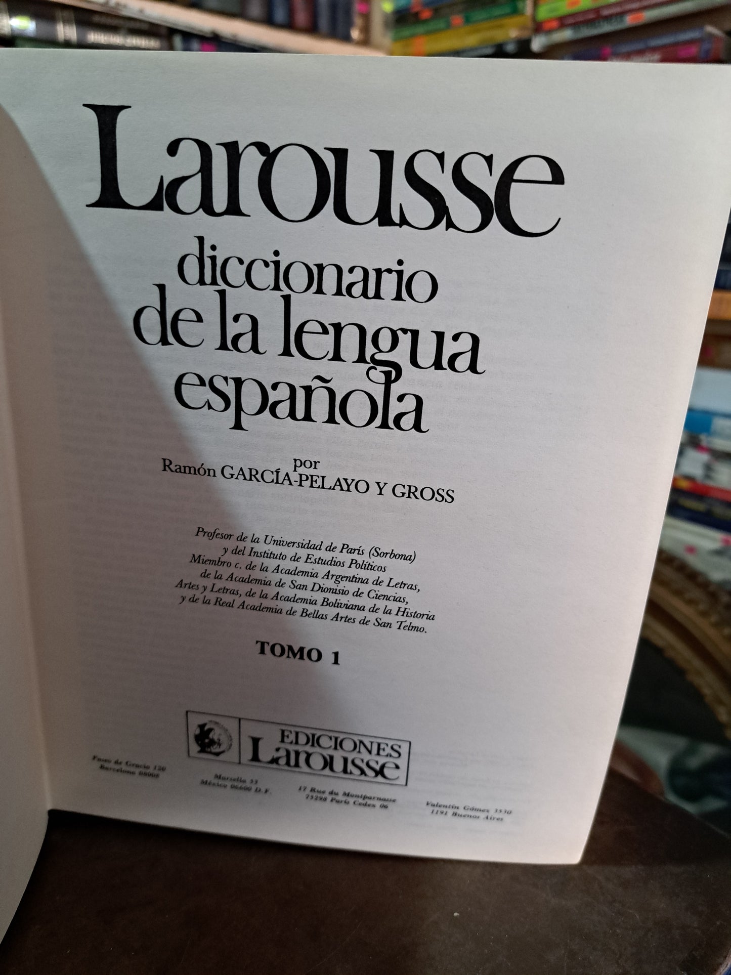 LAROUSSE DICCIONARIO DE LA LENGUA ESPAÑOLA  RAMÓN GARCÍA-PELAYO Y GROSS USADO EDUCACIÓN ALDAMA