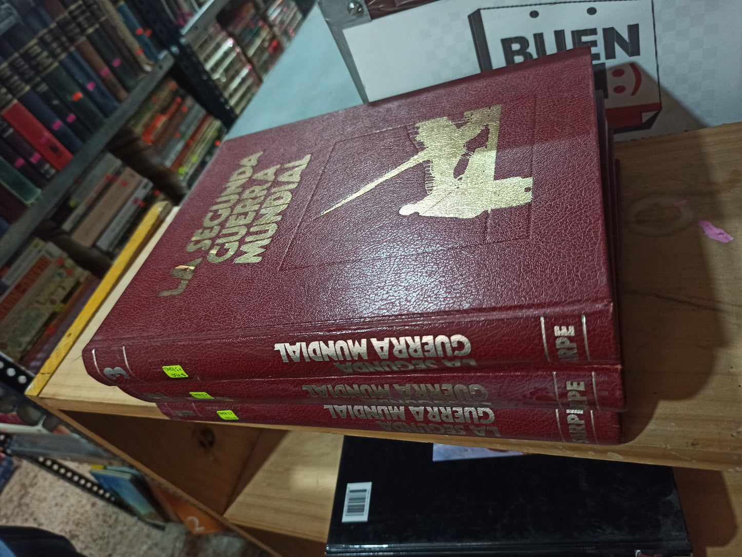 LA SEGUNDA GUERRA MUNDIAL POR EDITORIAL SARPE USADO HISTORIA ALDAMA 3 TOMOS POR $750