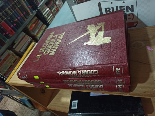 LA SEGUNDA GUERRA MUNDIAL POR EDITORIAL SARPE USADO HISTORIA ALDAMA 3 TOMOS POR $750